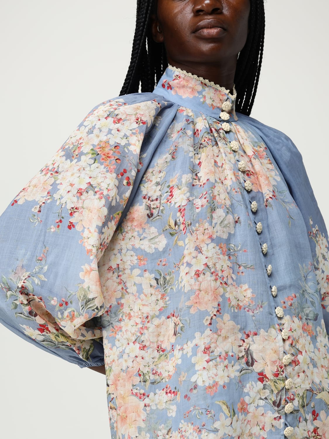 ZIMMERMANN SHIRT: Skirt woman Zimmermann, Gnawed Blue - Img 4