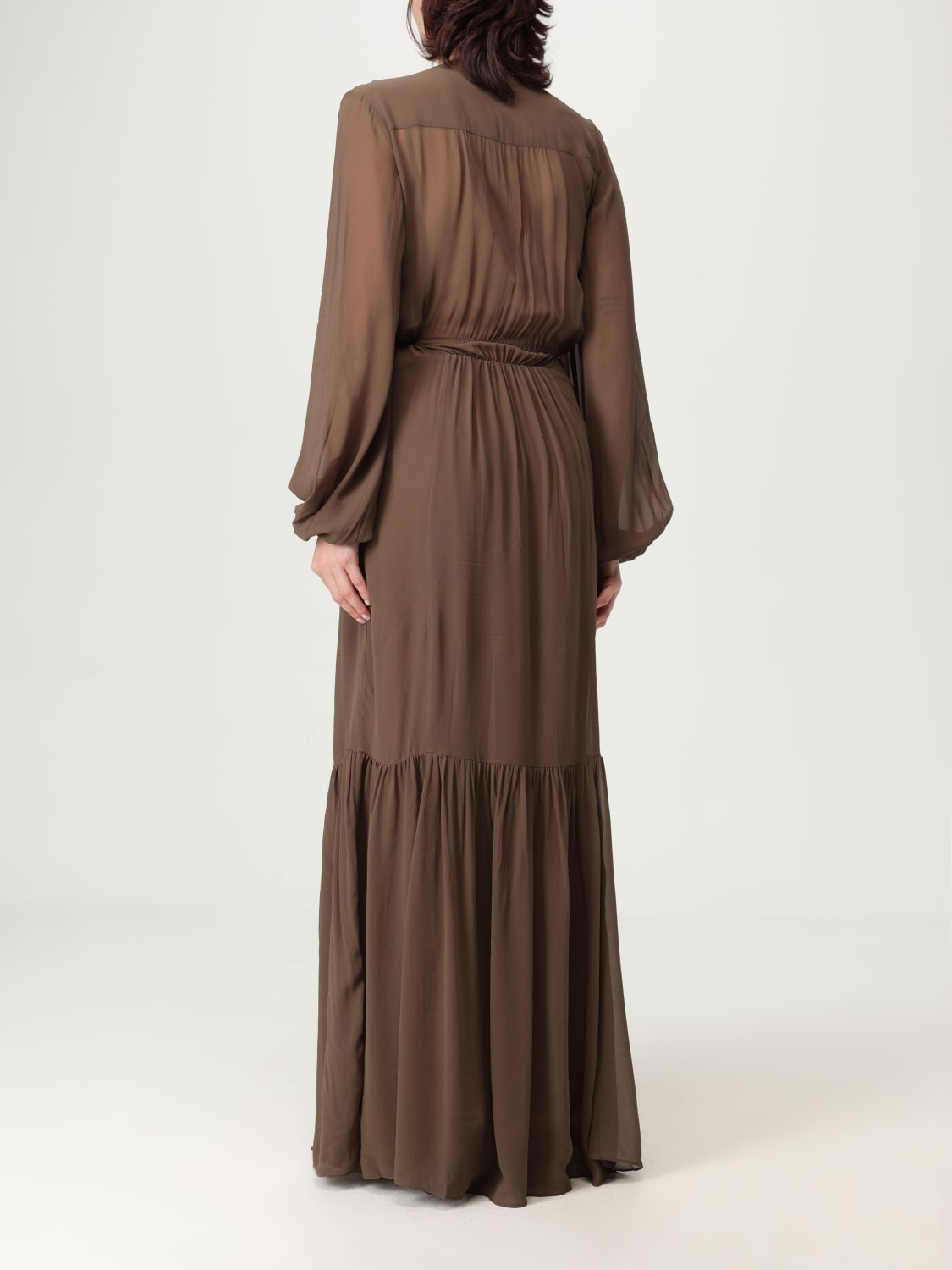 ISABEL MARANT ETOILE ABITO: Abito Isabel Marant Etoile in viscosa , Marrone - Img 2