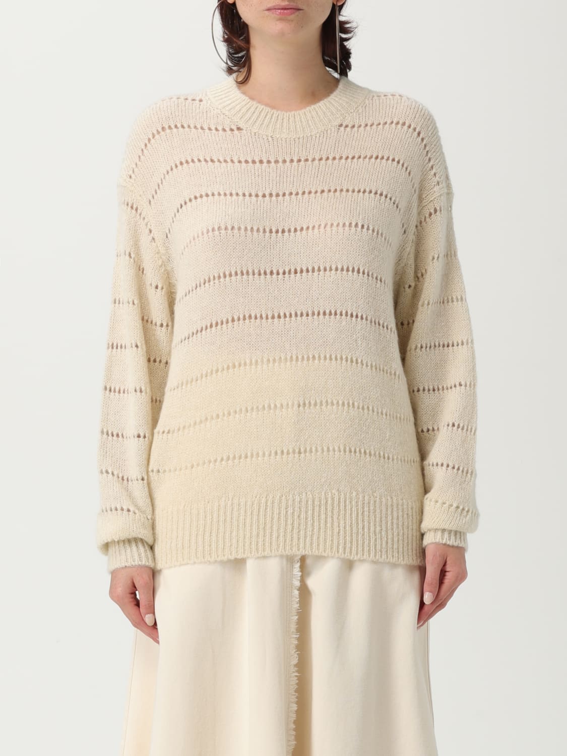 ISABEL MARANT ETOILE JERSEY: Sudadera mujer Isabel Marant Etoile, Beige - Img 1