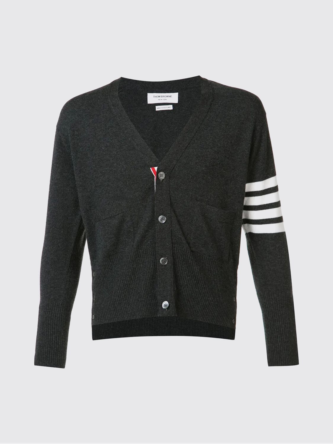 THOM BROWNE SWEATER: Sweater men Thom Browne, Grey - Img 1