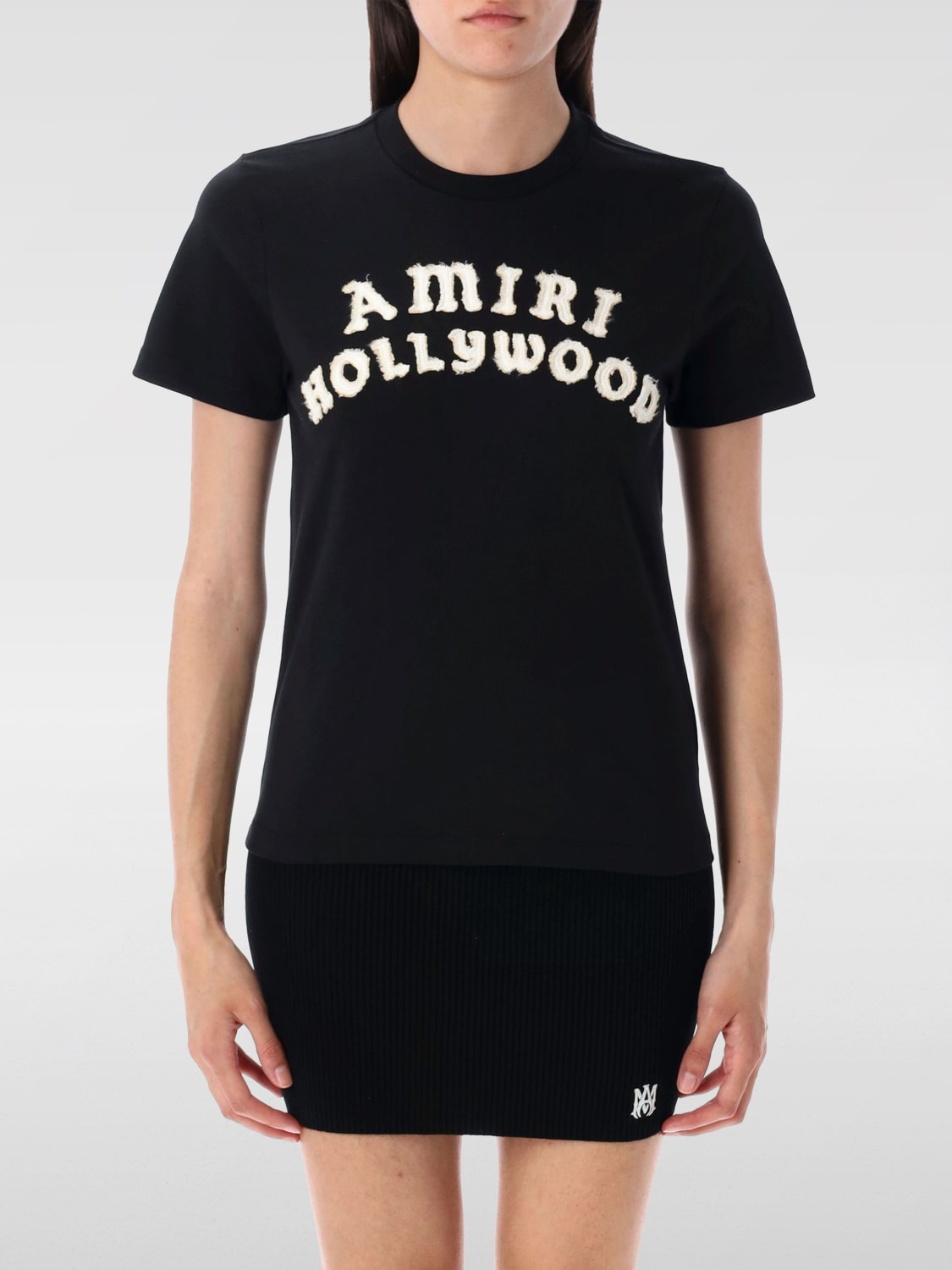 AMIRI T-SHIRT: T-shirt woman Amiri, Black - Img 1