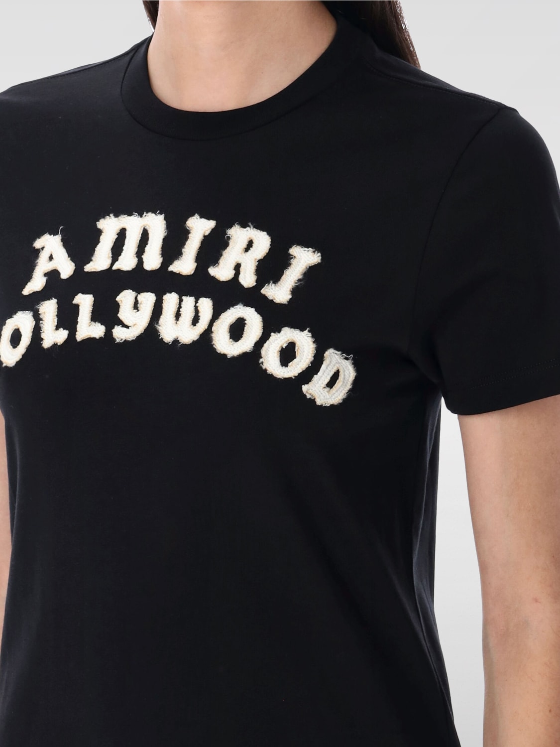 AMIRI T-SHIRT: T-shirt woman Amiri, Black - Img 3