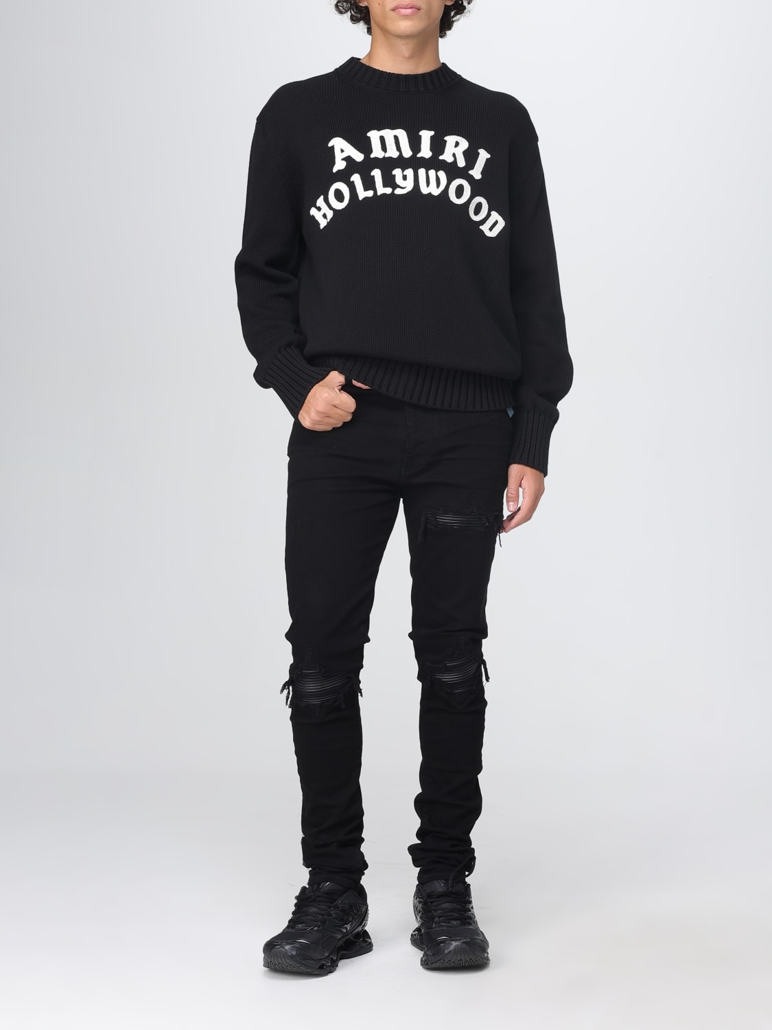 AMIRI SWEATER: Sweatshirt men Amiri, Black - Img 2