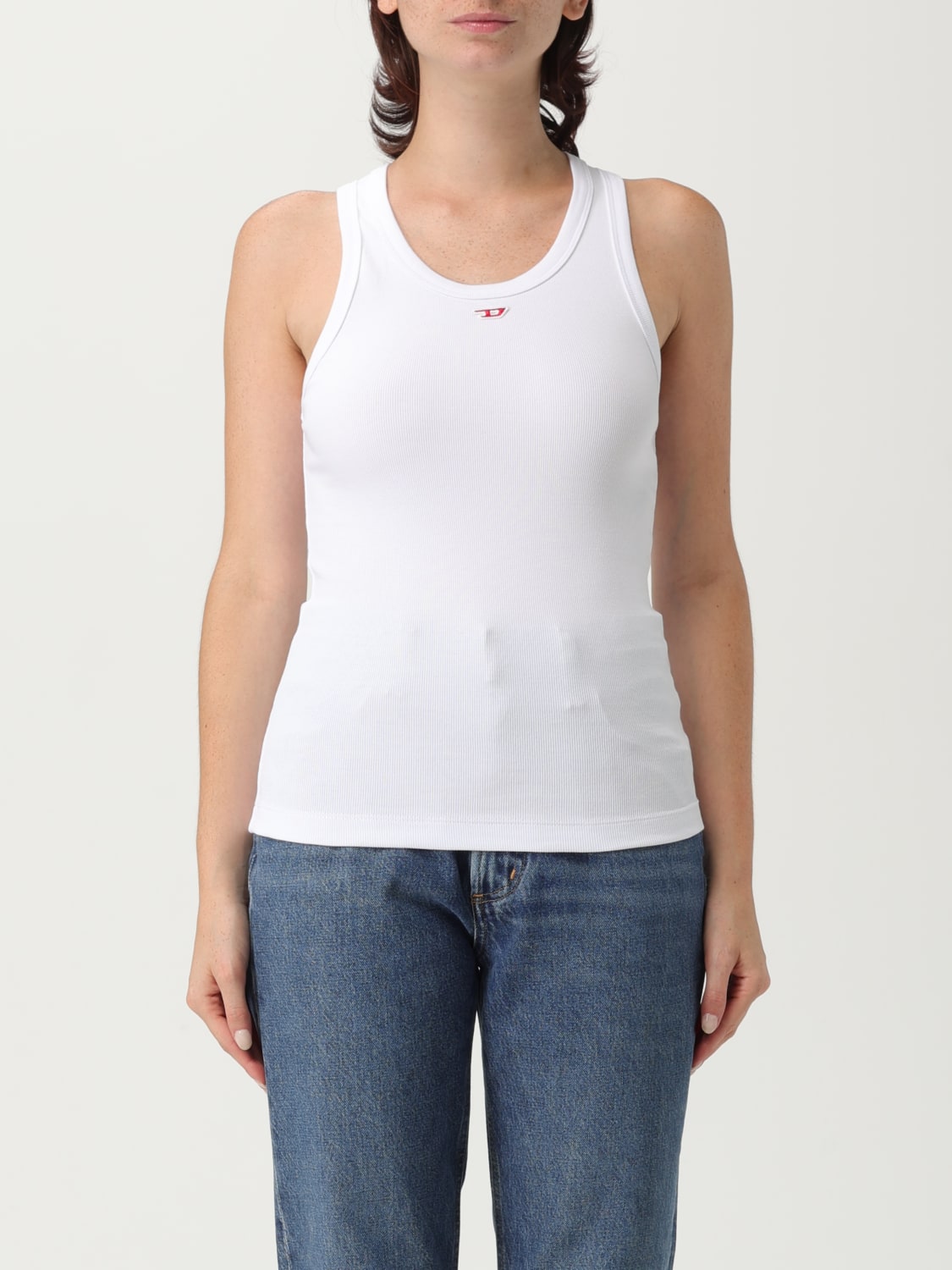 DIESEL T-SHIRT: Top woman Diesel, White - Img 1