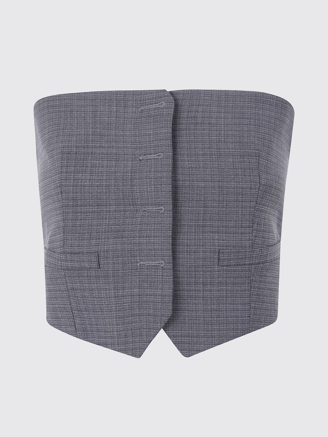 ALEXANDER WANG TOP: Top femme Alexander Wang, Gris - Img 1