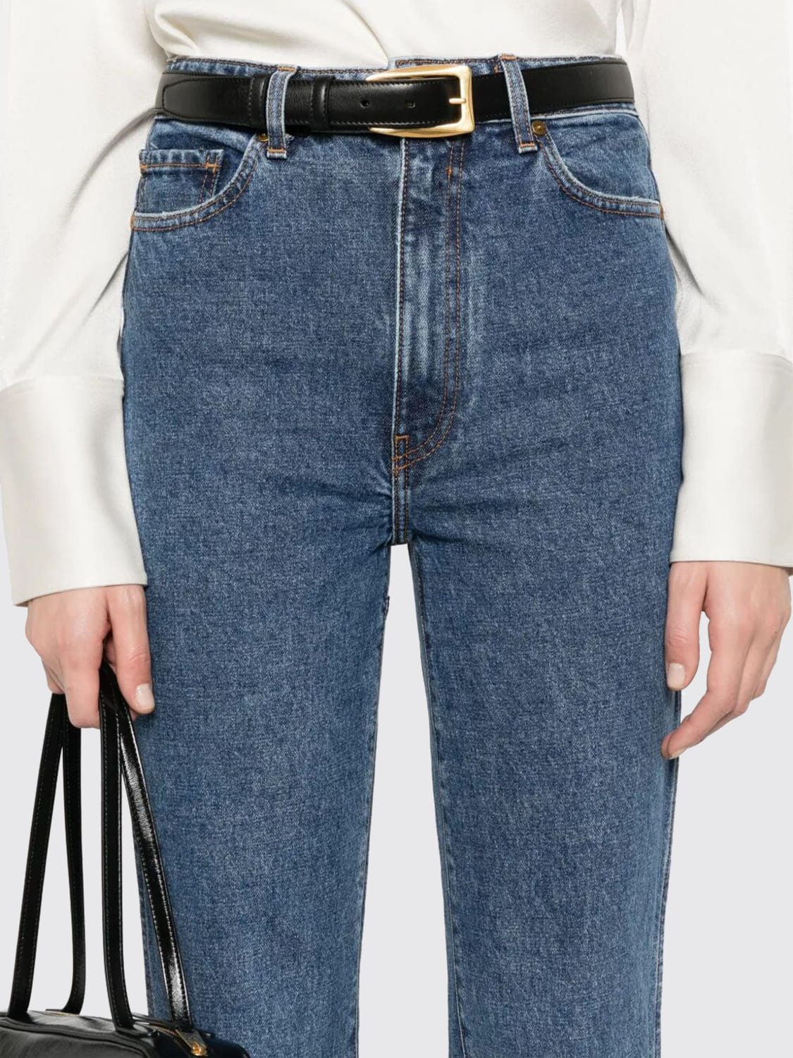 KHAITE JEANS: Jeans woman Khaite, Denim - Img 3