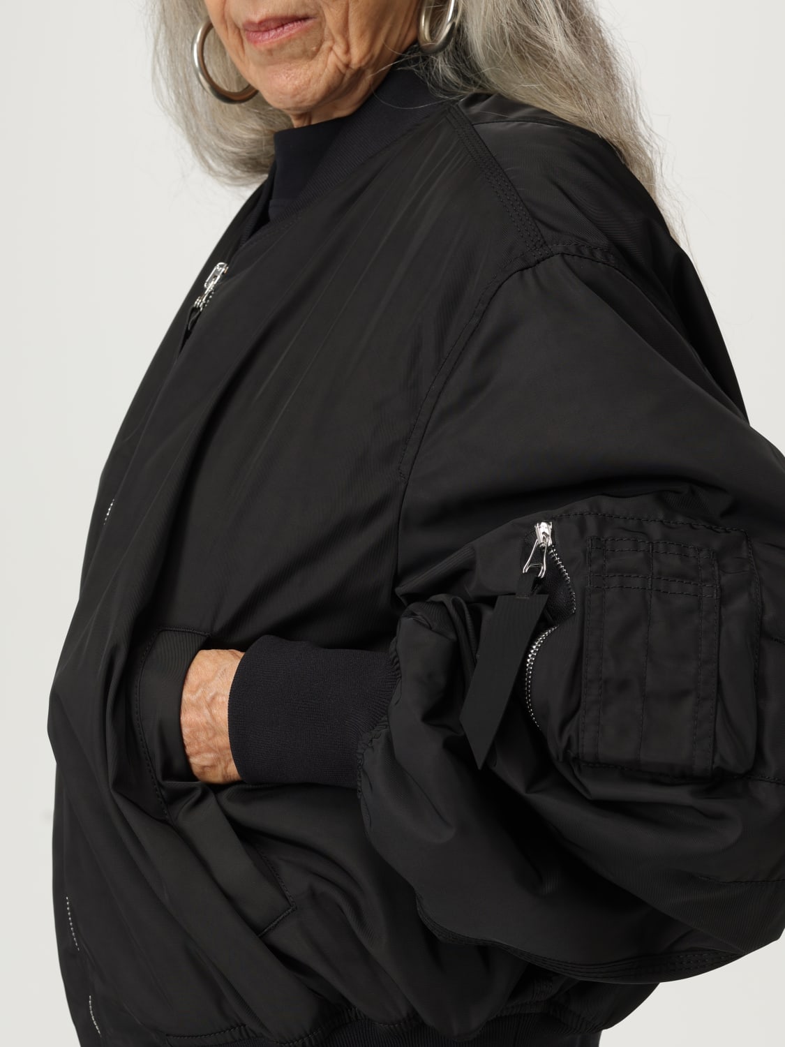 THE ATTICO VESTE: Veste femme The Attico, Noir - Img 5