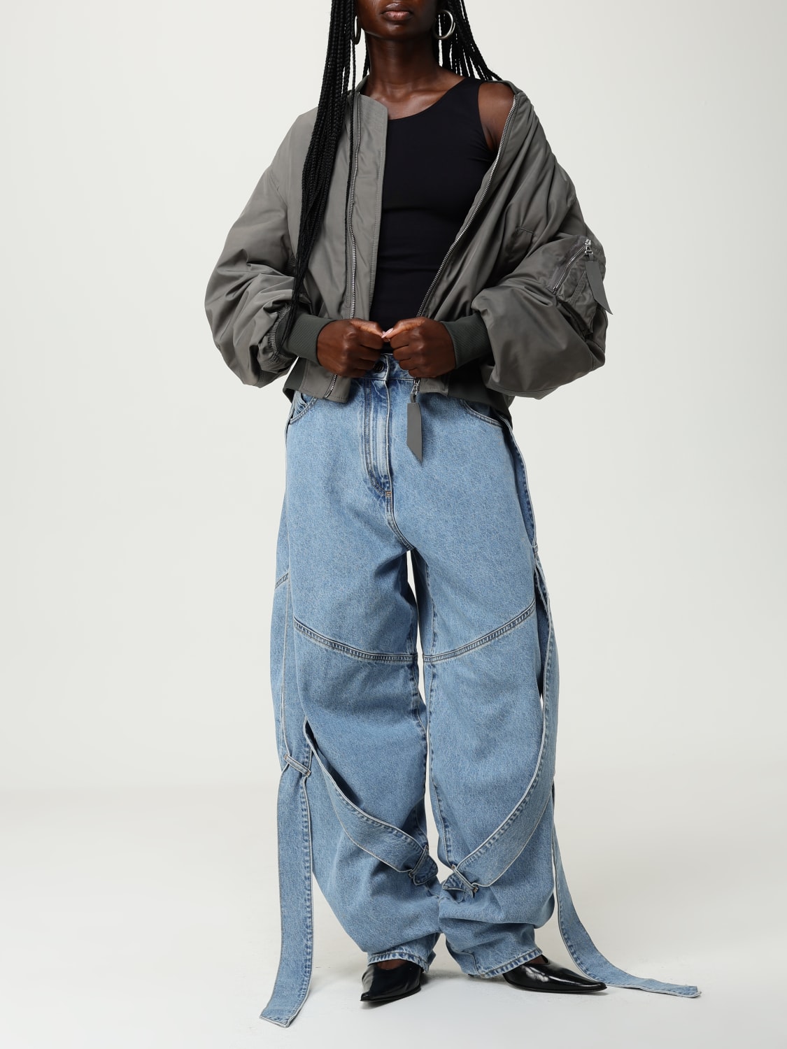 THE ATTICO JACKET: Jacket woman The Attico, Grey - Img 2