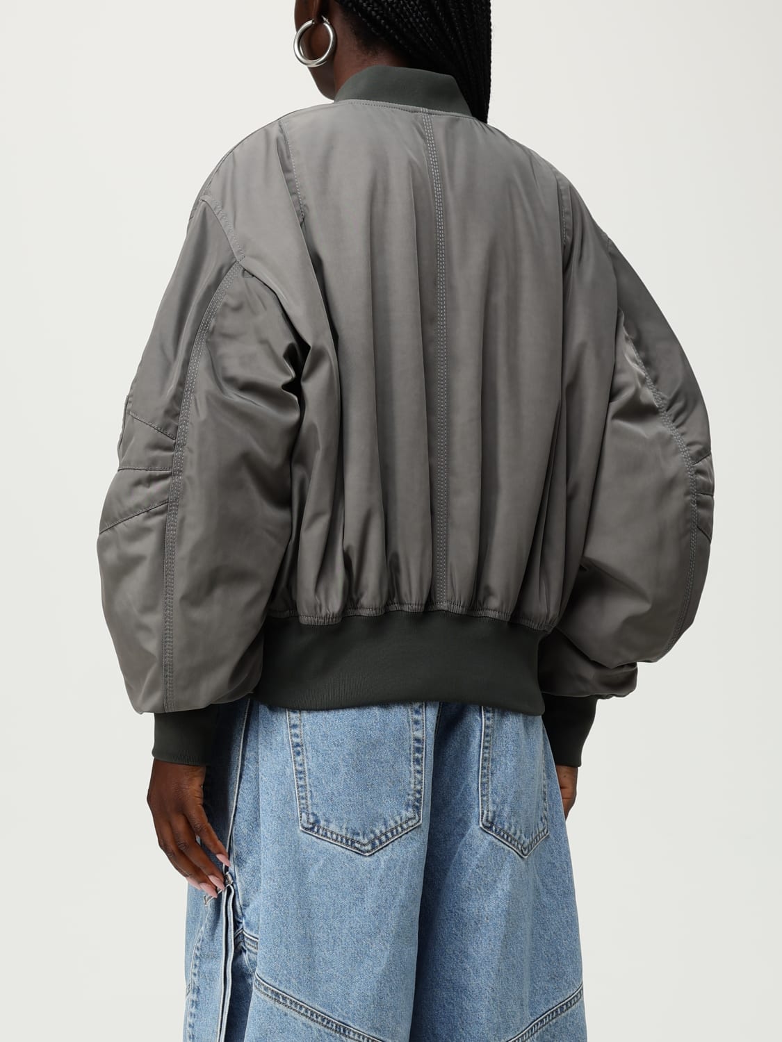 THE ATTICO JACKET: Jacket woman The Attico, Grey - Img 3