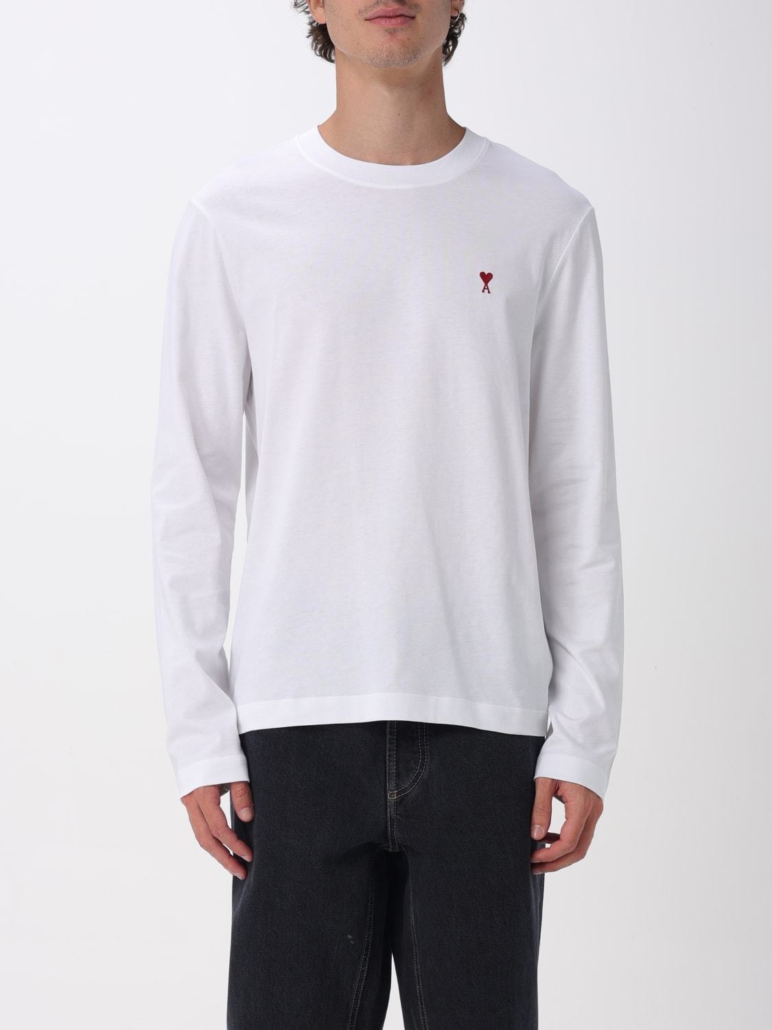 AMI PARIS T-SHIRT: T-shirt men Ami Paris, White - Img 1