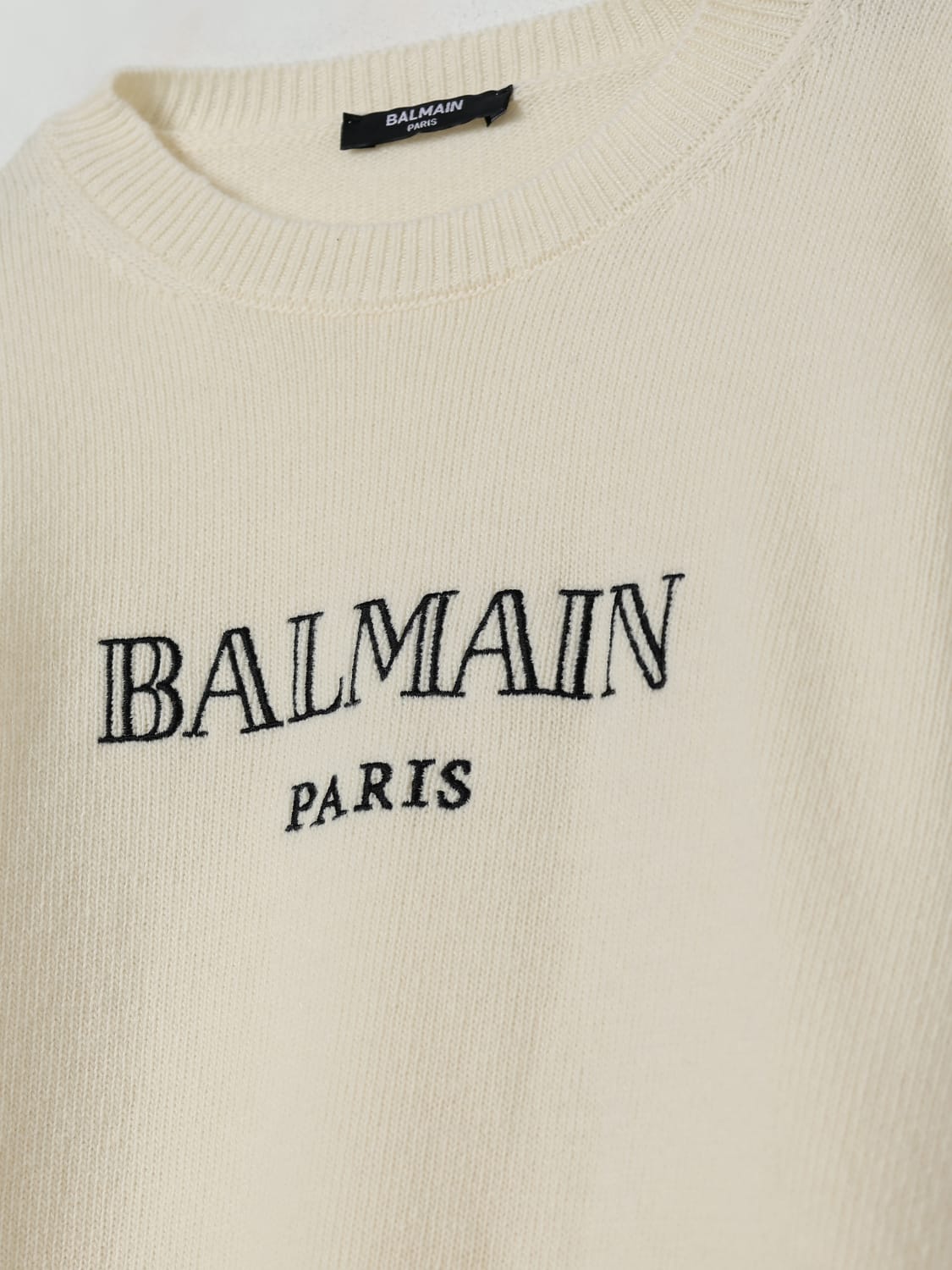 BALMAIN JERSEY: Jersey niños Balmain, Blanco - Img 3