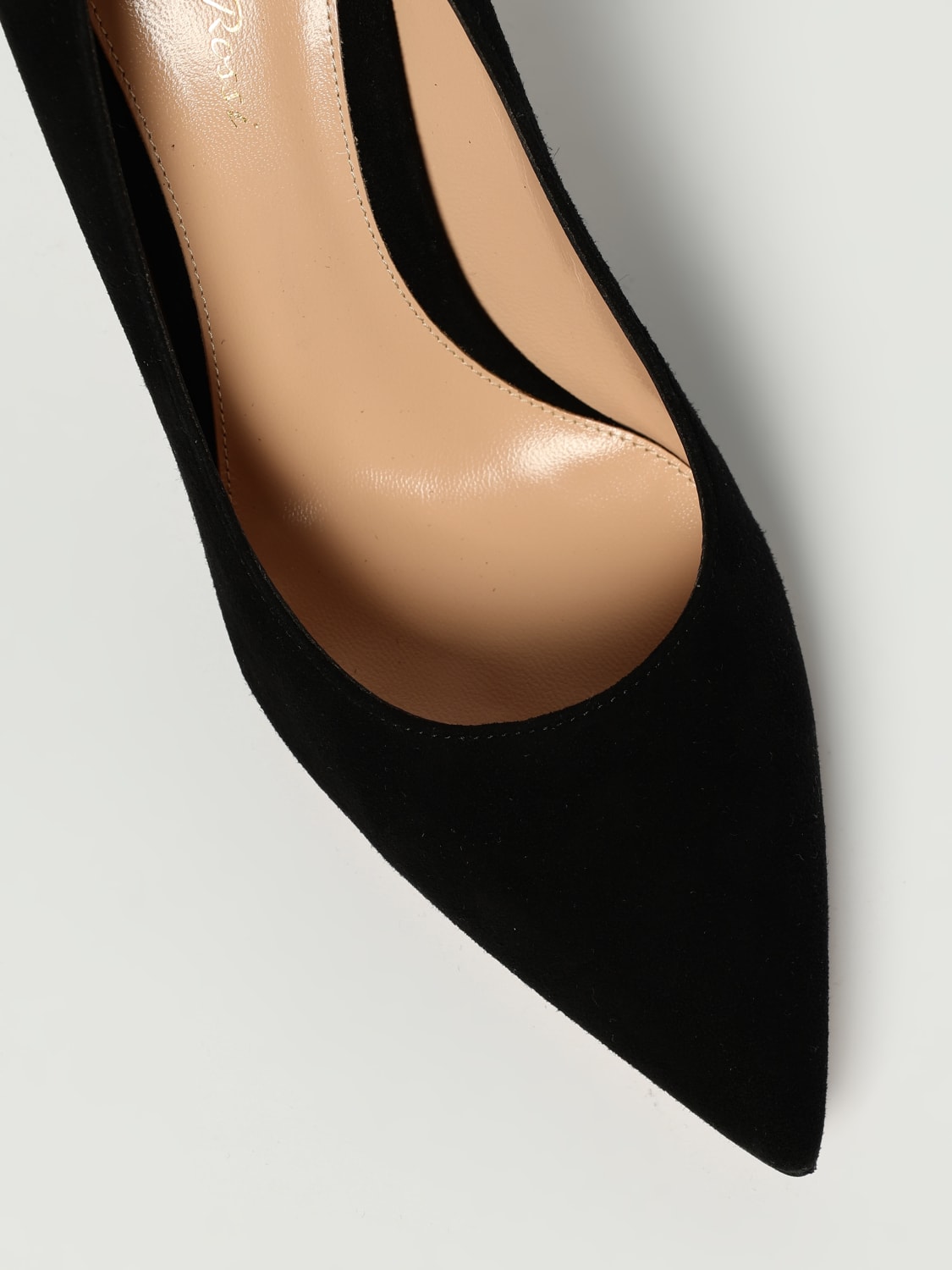 GIANVITO ROSSI DÉCOLLETÉ: Décolleté Gianvito Rossi in camoscio , Nero - Img 4