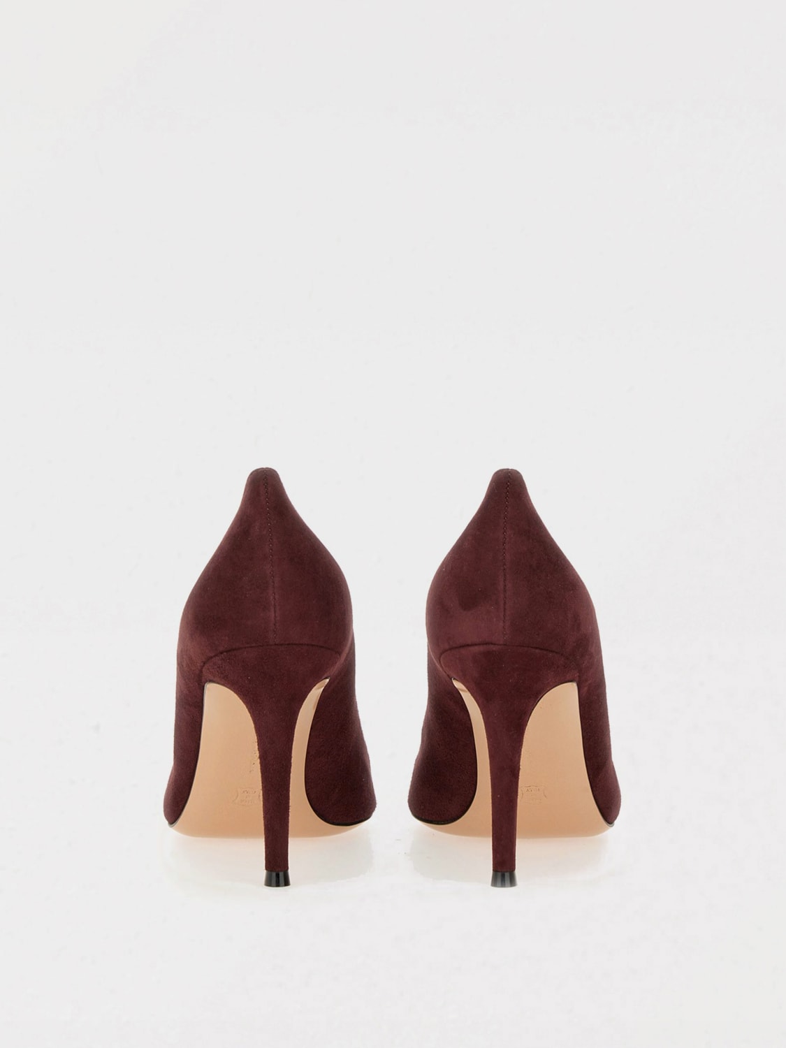 GIANVITO ROSSI DÉCOLLETÉ: Décolleté Gianvito Rossi in camoscio , Bruciato - Img 3