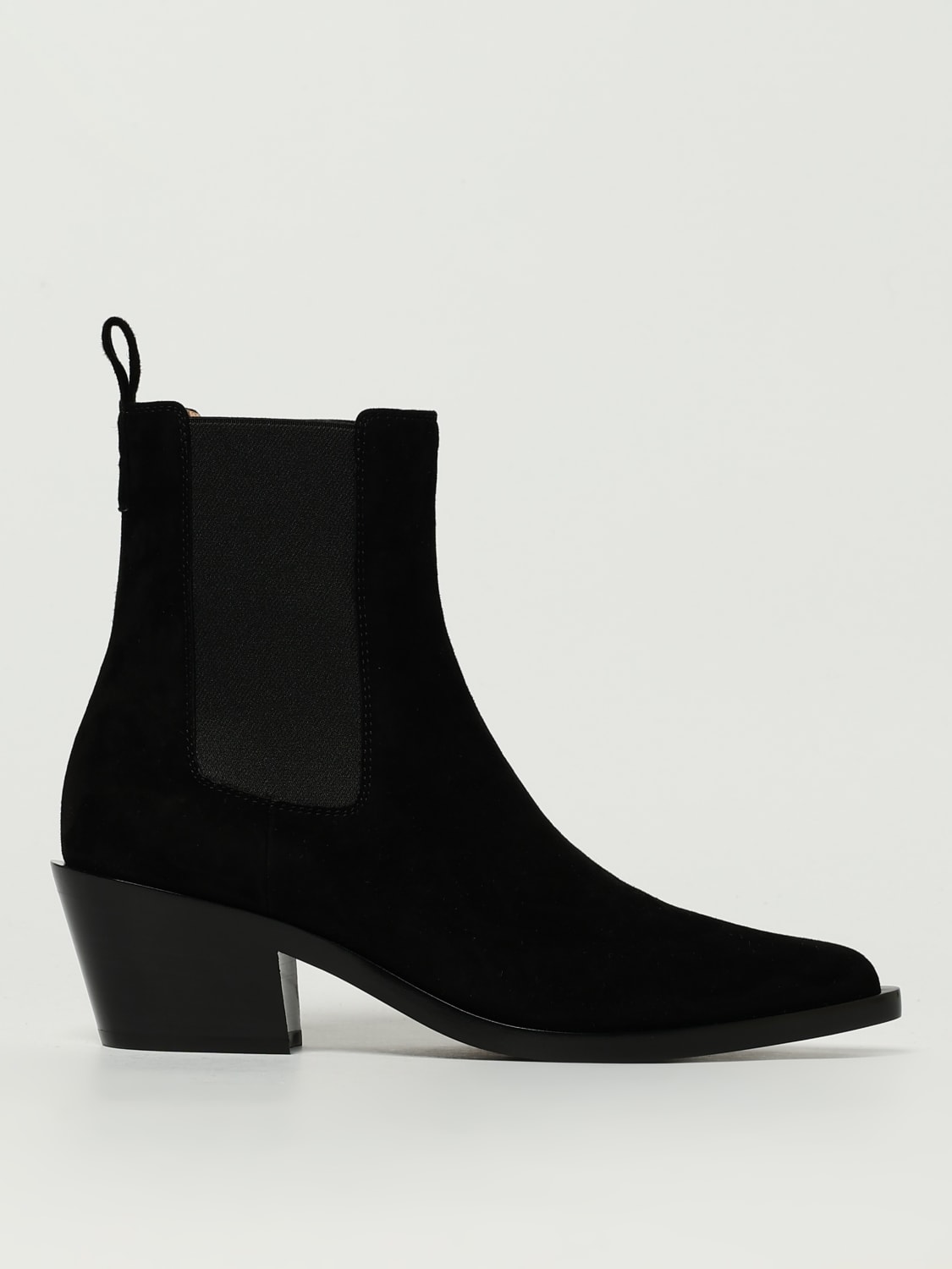 GIANVITO ROSSI BOOTS: Flat ankle boots woman Gianvito Rossi, Black - Img 1