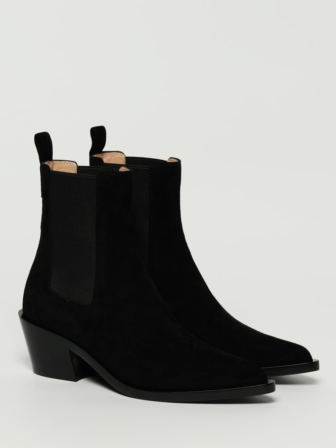 GIANVITO ROSSI BOOTS: Flat ankle boots woman Gianvito Rossi, Black - Img 2