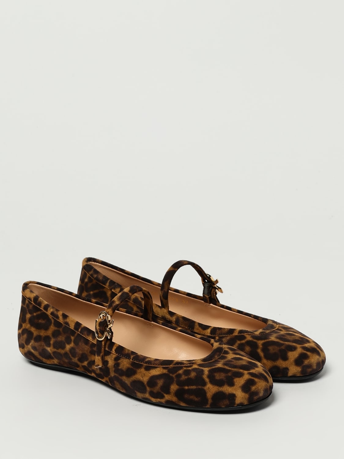 GIANVITO ROSSI BALLET FLAT: Ballet flats woman Gianvito Rossi, Brown - Img 2