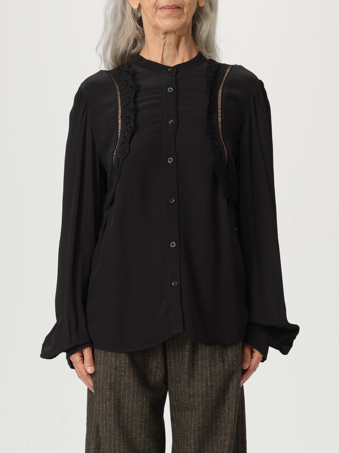 ISABEL MARANT シャツ: シャツ レディース Isabel Marant, ブラック - Img 1
