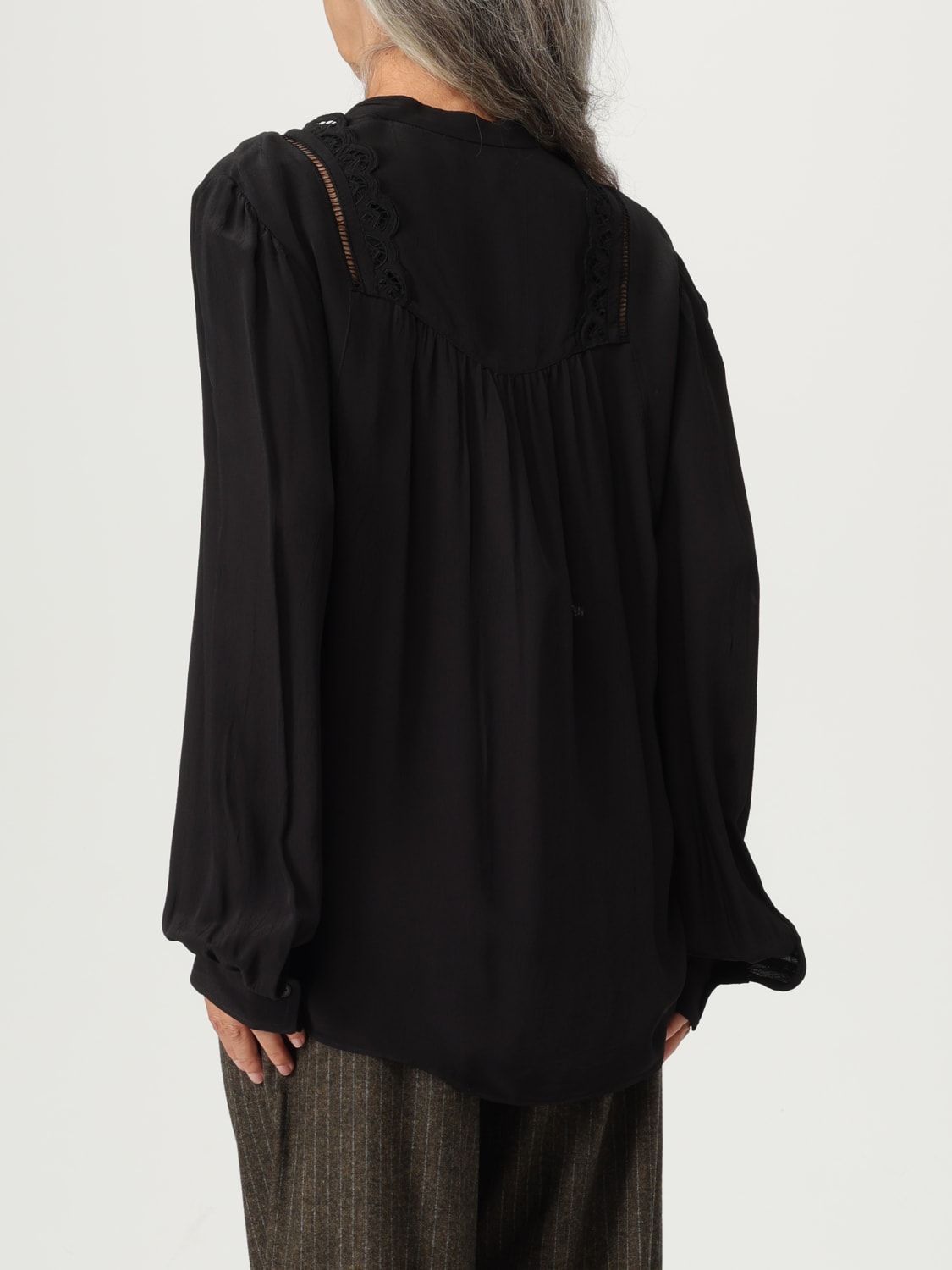 ISABEL MARANT シャツ: シャツ レディース Isabel Marant, ブラック - Img 3