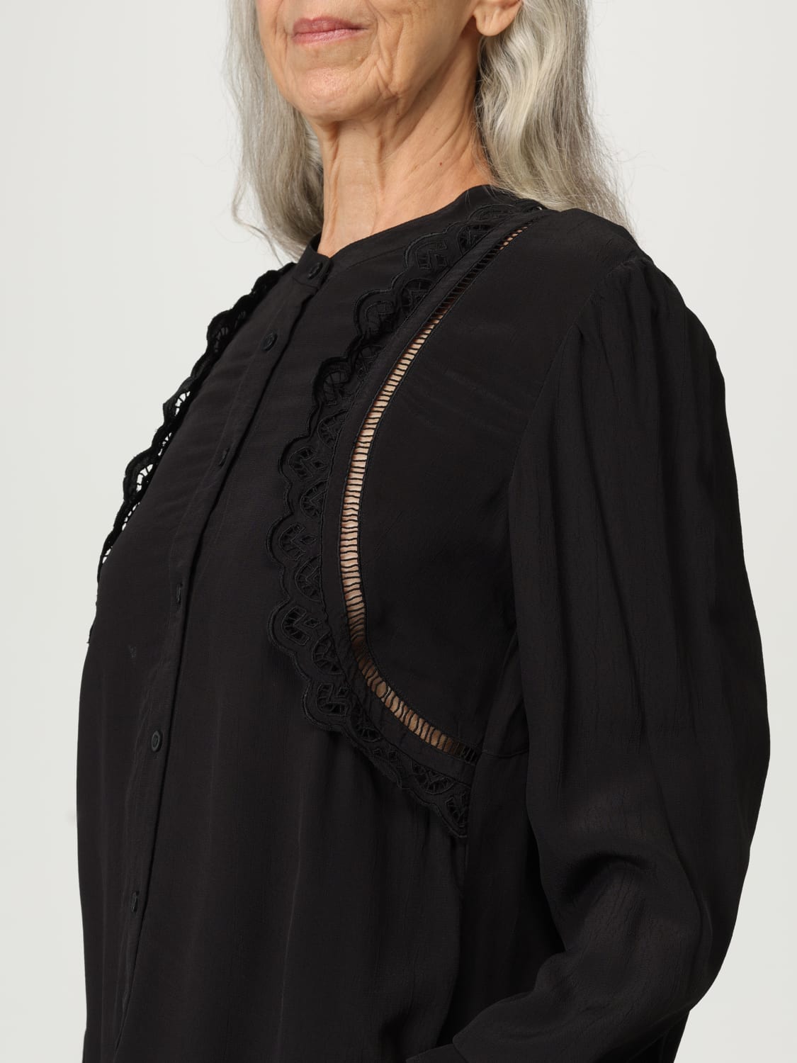 ISABEL MARANT シャツ: シャツ レディース Isabel Marant, ブラック - Img 4