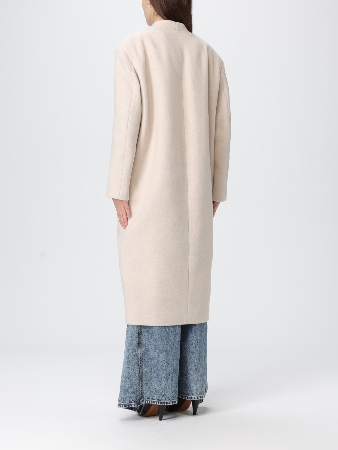 ISABEL MARANT MANTEL: Mantel damen Isabel Marant, Beige - Img 2