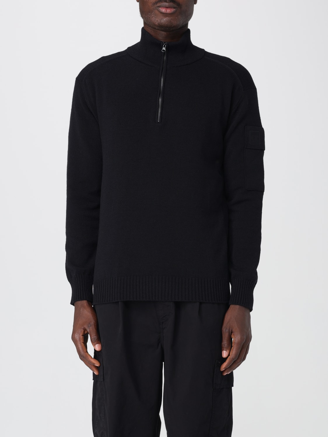 C.P. COMPANY SWEATER: T-shirt men C.P. Company, Black - Img 1