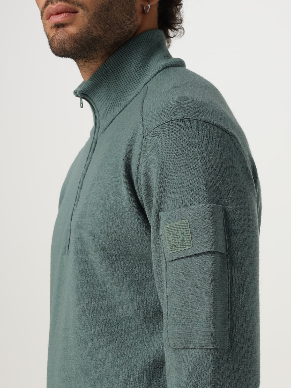 C.P. COMPANY SWEATER: T-shirt men C.P. Company, Green - Img 4