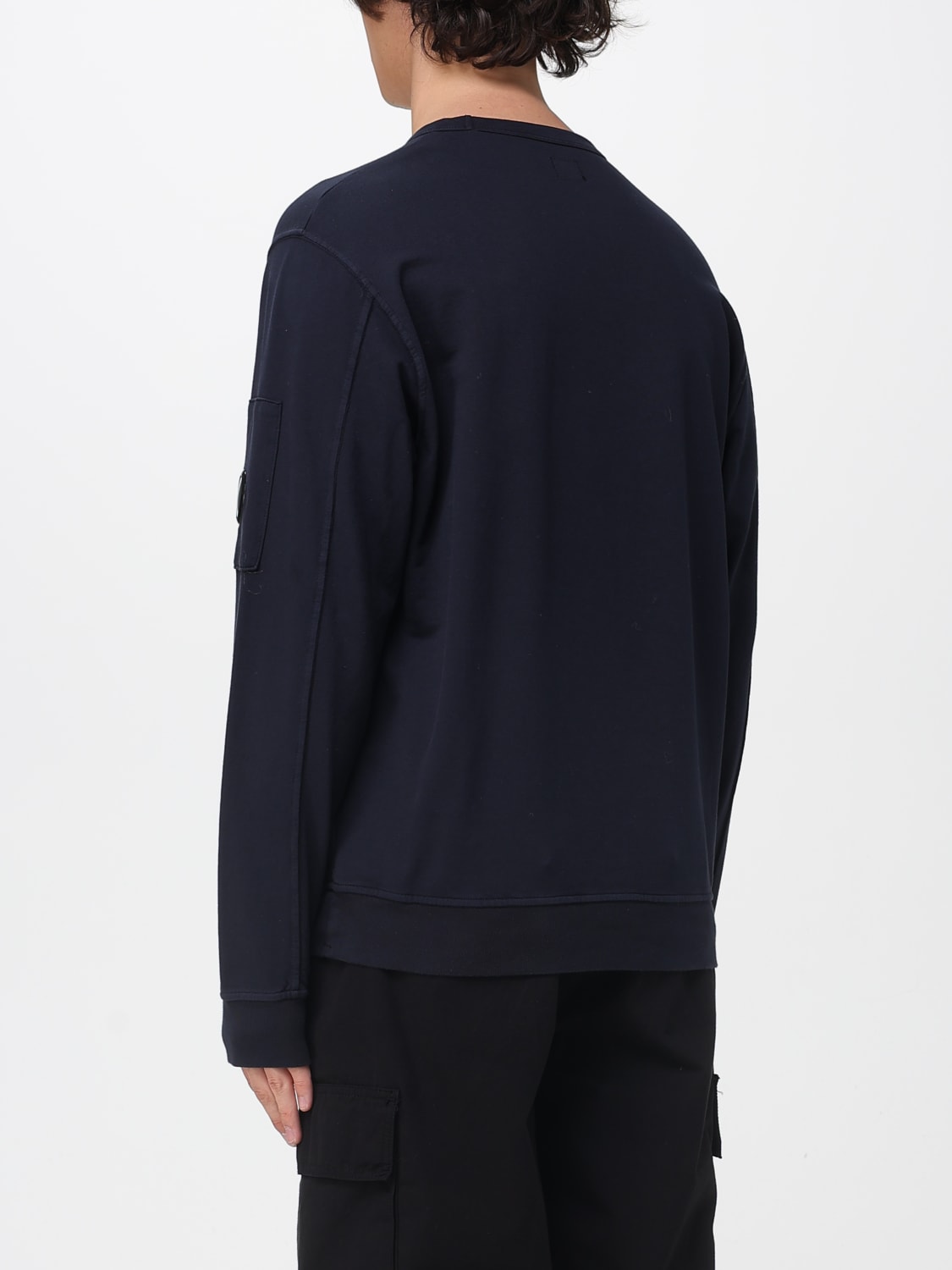 C.P. COMPANY SWEATSHIRT: Sweater men C.P. Company, Blue - Img 3