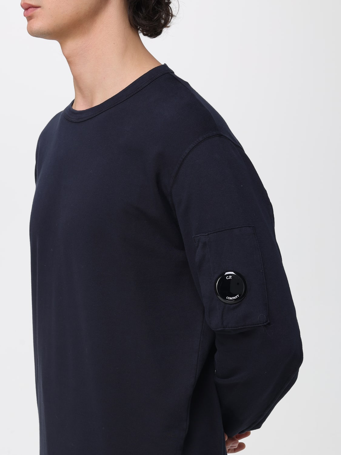 C.P. COMPANY SWEATSHIRT: Sweater men C.P. Company, Blue - Img 4
