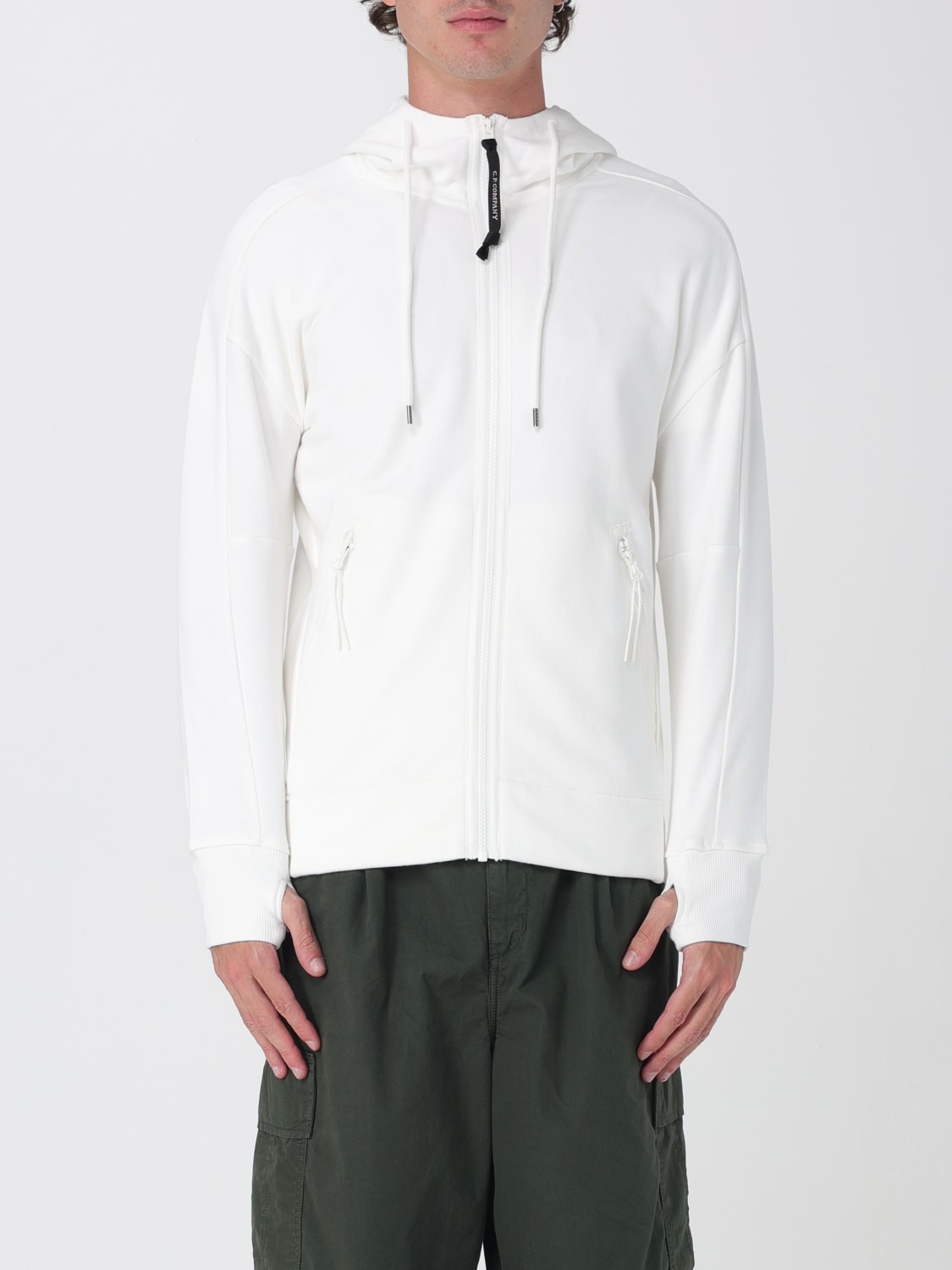 C.P. COMPANY SWEATSHIRT: Sweater men C.P. Company, White - Img 1