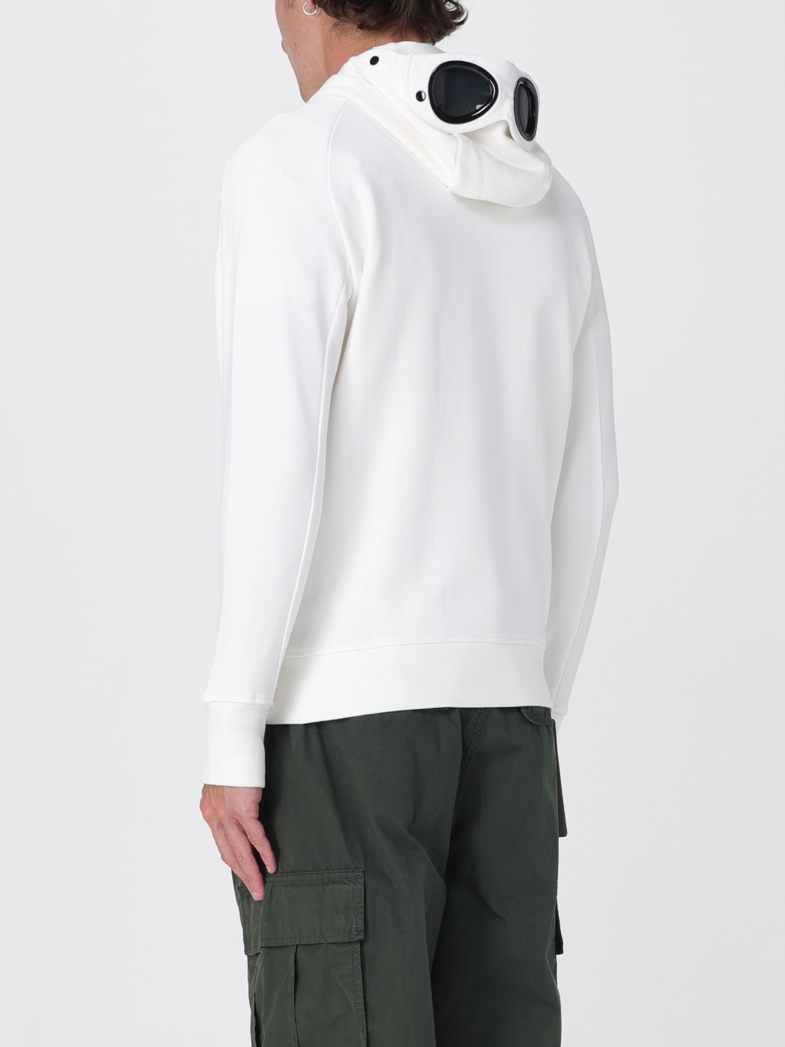 C.P. COMPANY SWEATSHIRT: Sweater men C.P. Company, White - Img 2
