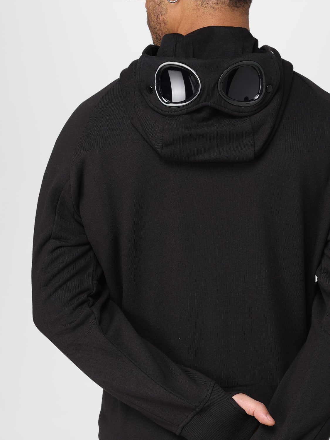 C.P. COMPANY SWEATSHIRT: Sweater men C.P. Company, Black - Img 4