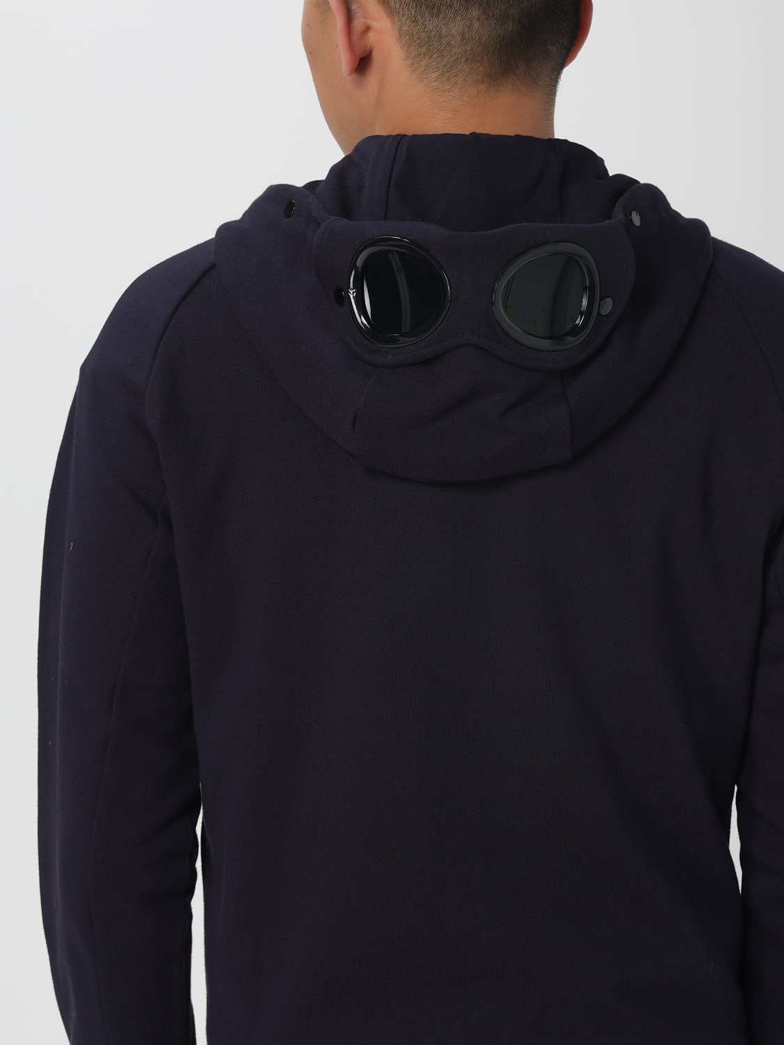 C.P. COMPANY SWEATSHIRT: Sweater men C.P. Company, Blue - Img 4