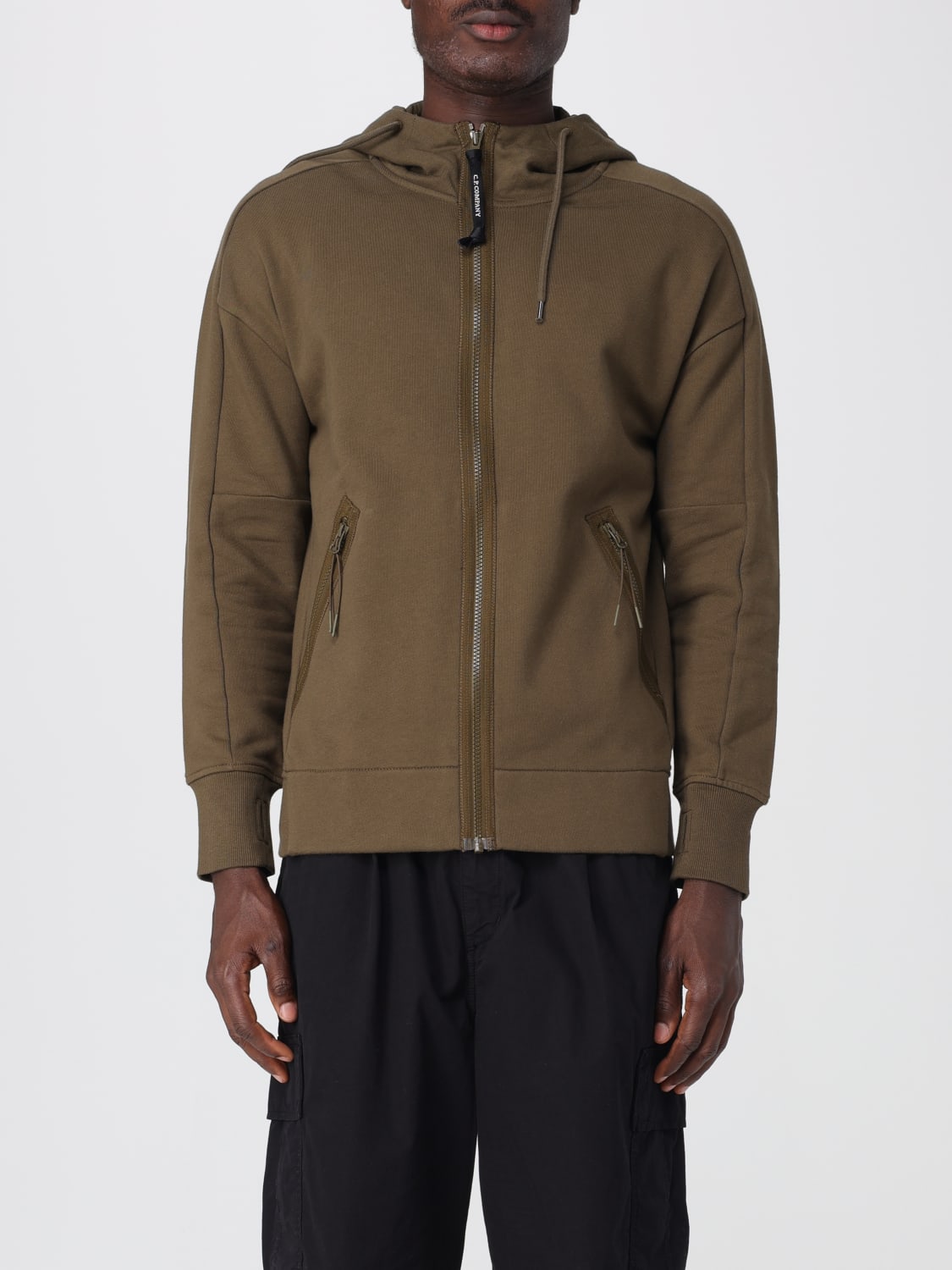 C.P. COMPANY SWEATSHIRT: Sweater men C.P. Company, Green - Img 1