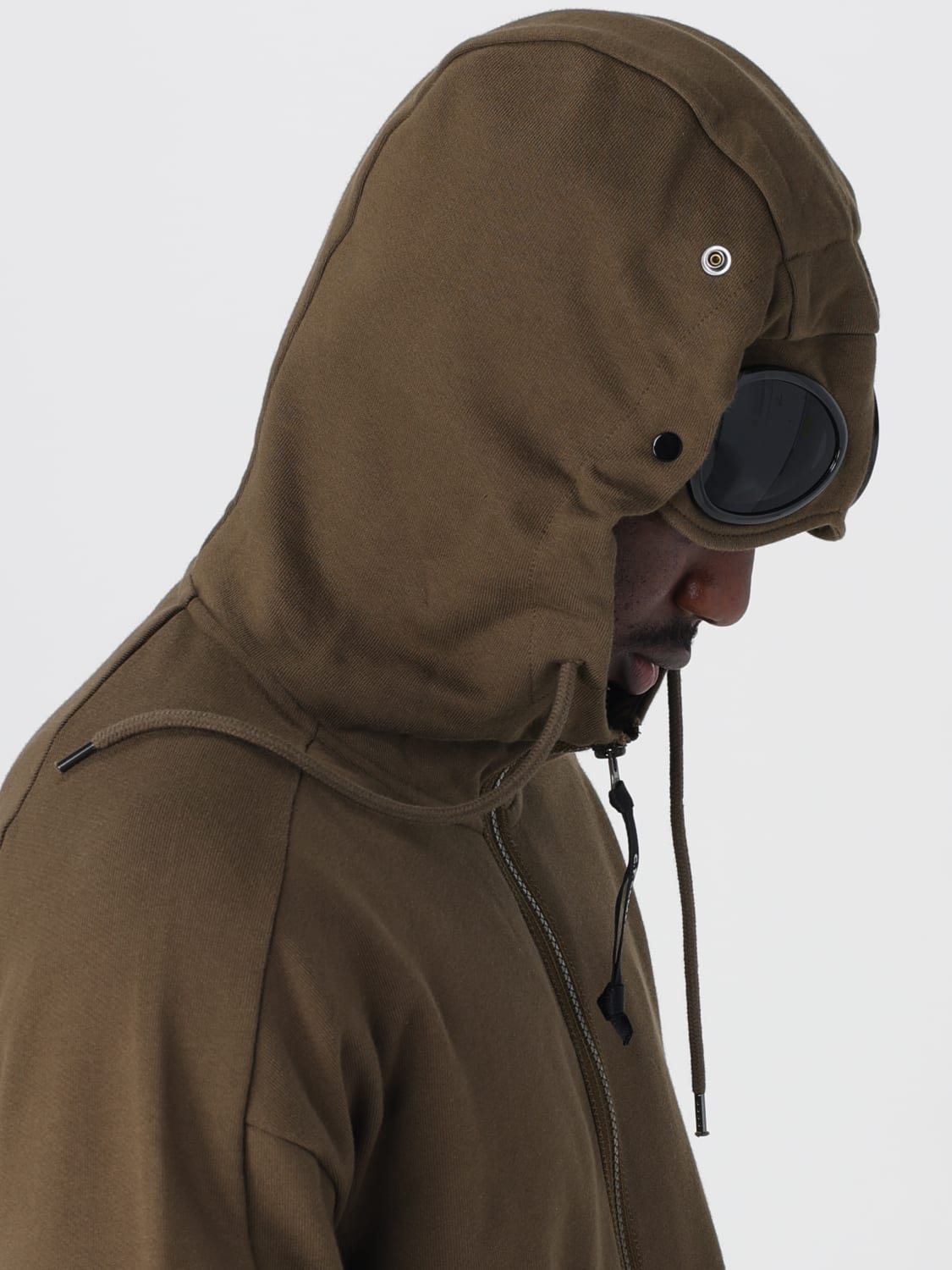 C.P. COMPANY SWEATSHIRT: Sweater men C.P. Company, Green - Img 4