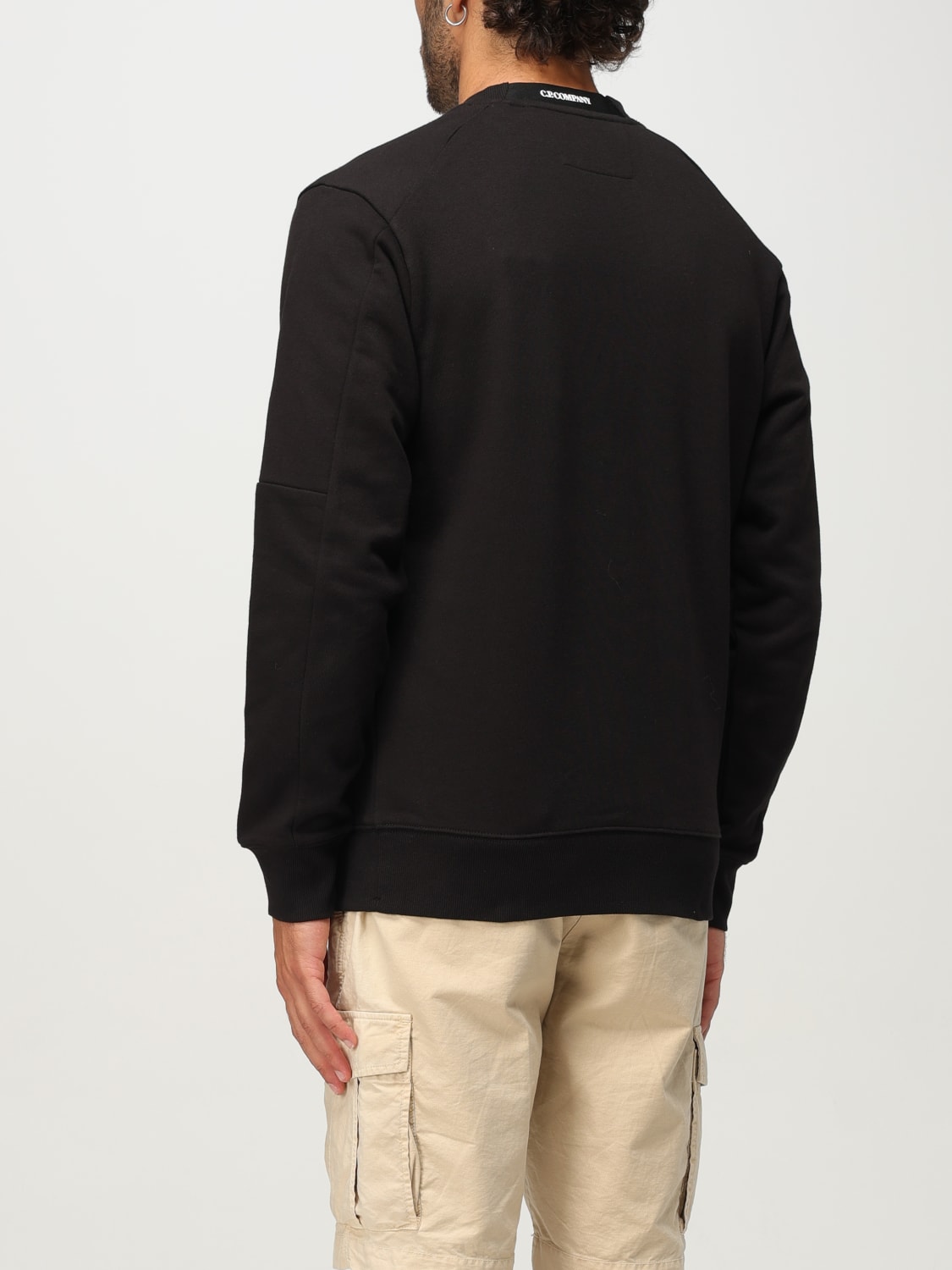 C.P. COMPANY SWEATSHIRT: Sweater men C.P. Company, Black - Img 2