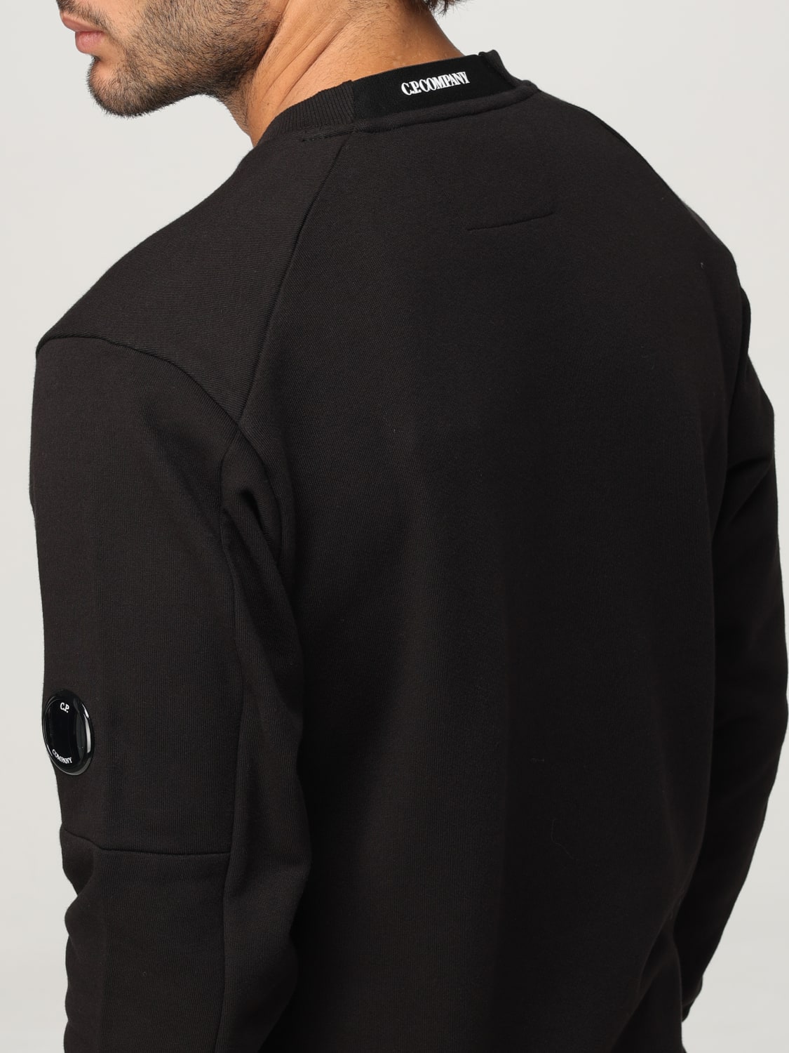 C.P. COMPANY SWEATSHIRT: Sweater men C.P. Company, Black - Img 3
