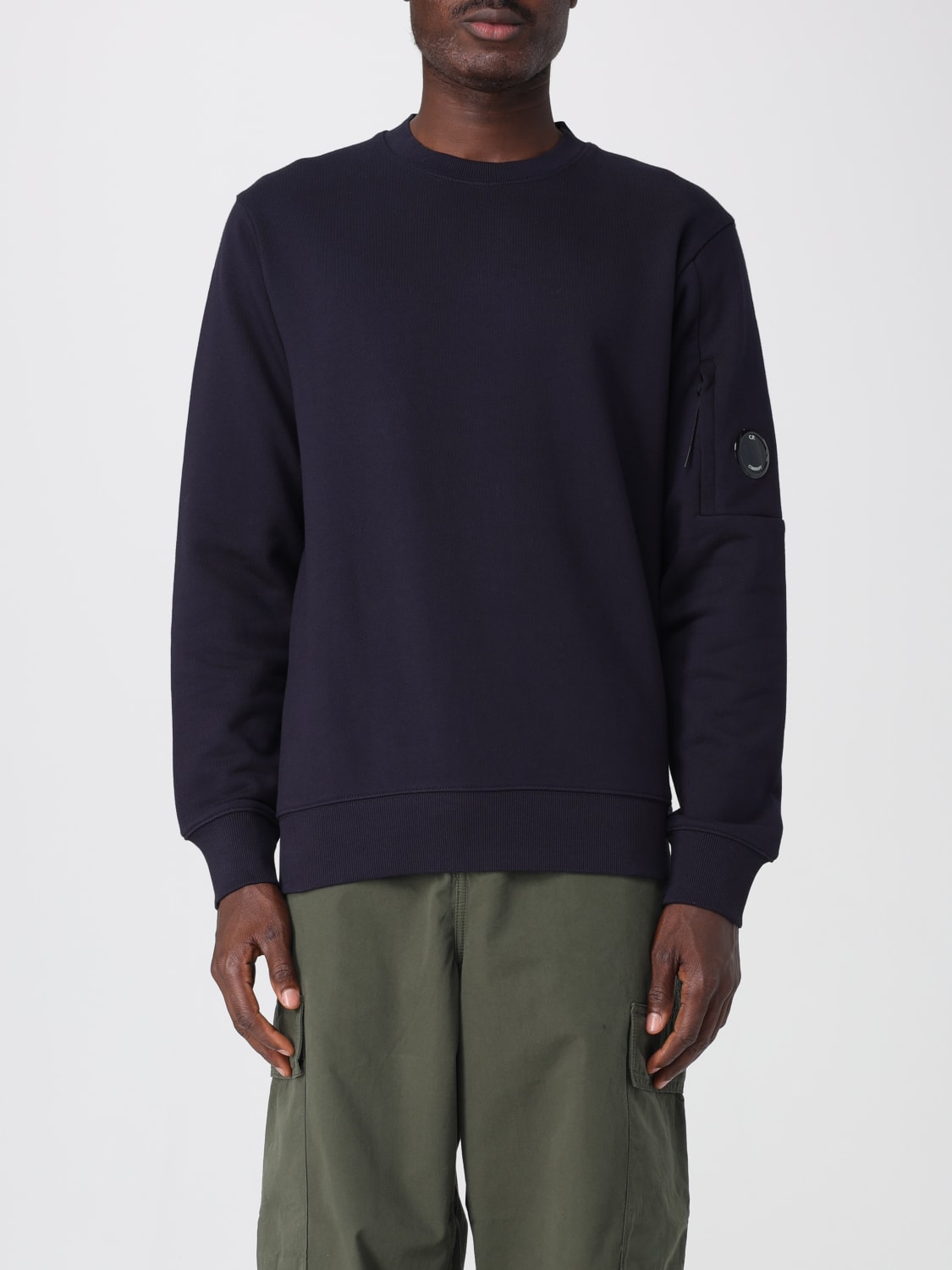C.P. COMPANY SWEATSHIRT: Pull homme C.P. Company, Bleu - Img 1