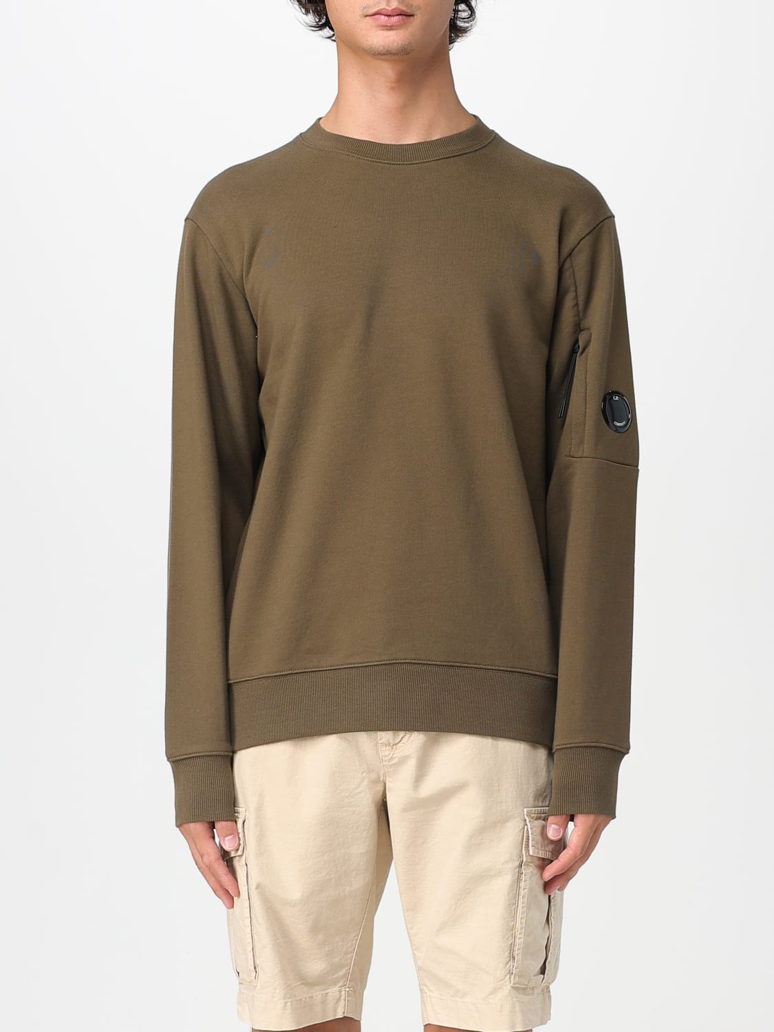C.P. COMPANY SWEATSHIRT: Sweater men C.P. Company, Green - Img 1