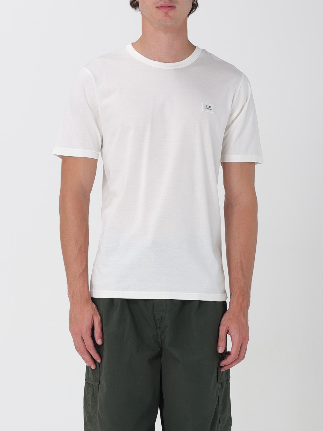 C.P. COMPANY T-SHIRT: T-shirt homme C.P. Company, Blanc - Img 1