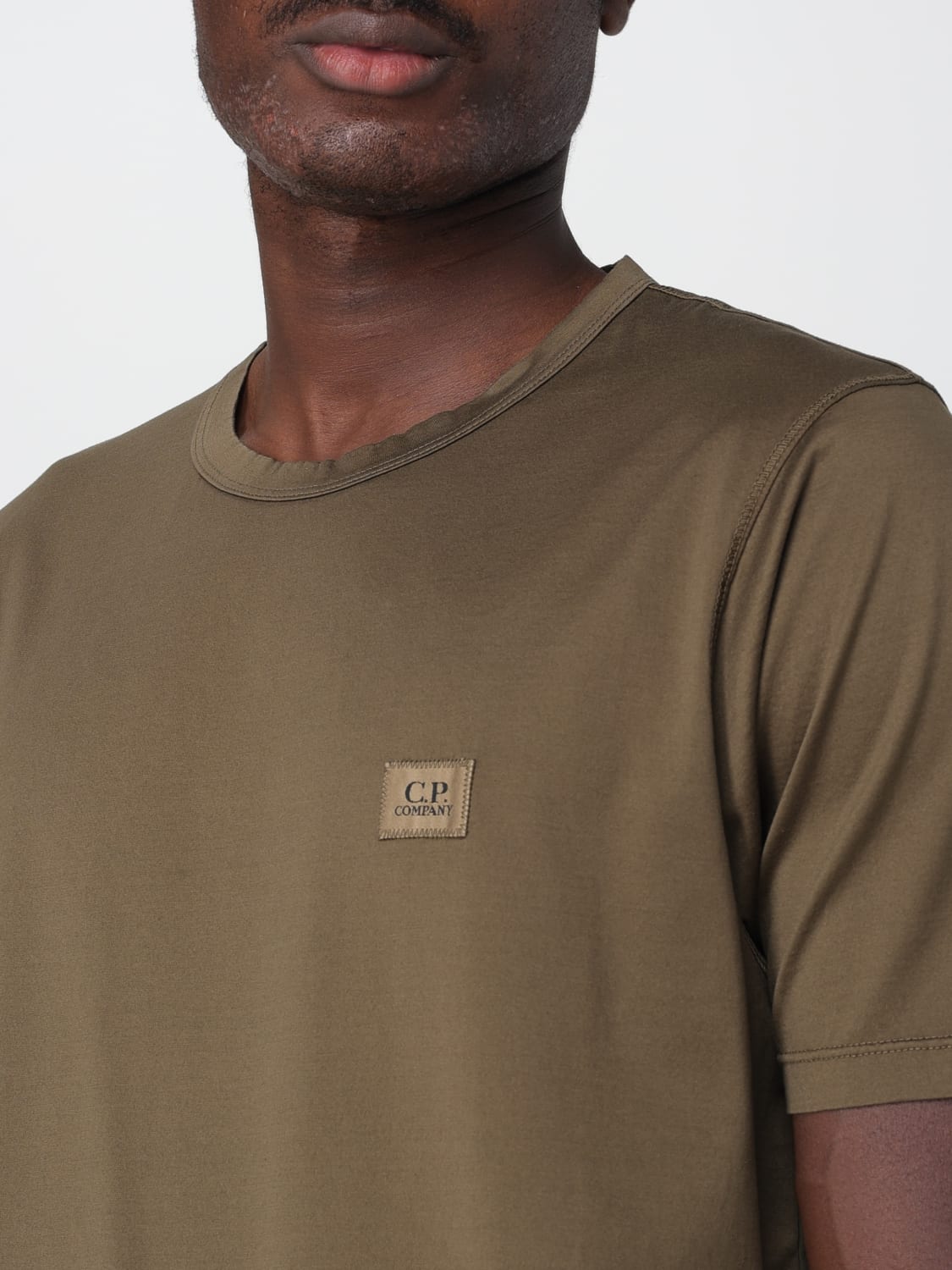 C.P. COMPANY T-SHIRT: T-shirt men C.P. Company, Green - Img 3