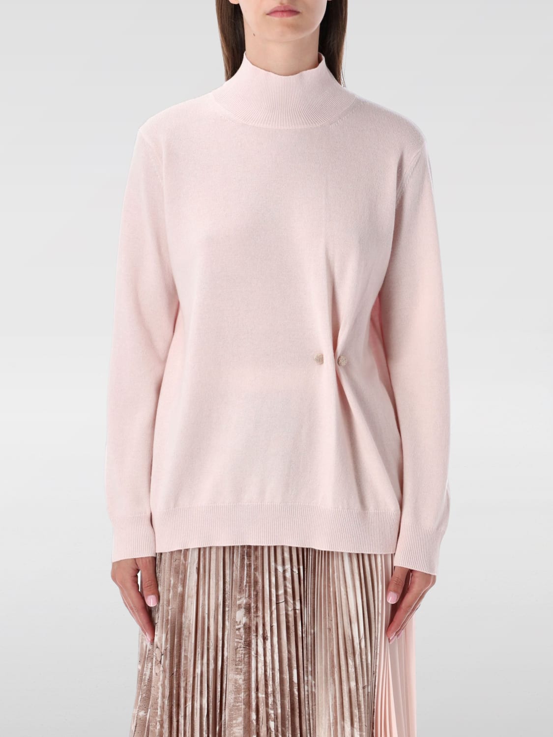 FABIANA FILIPPI PULL: Pull femme Fabiana Filippi, Rose - Img 1