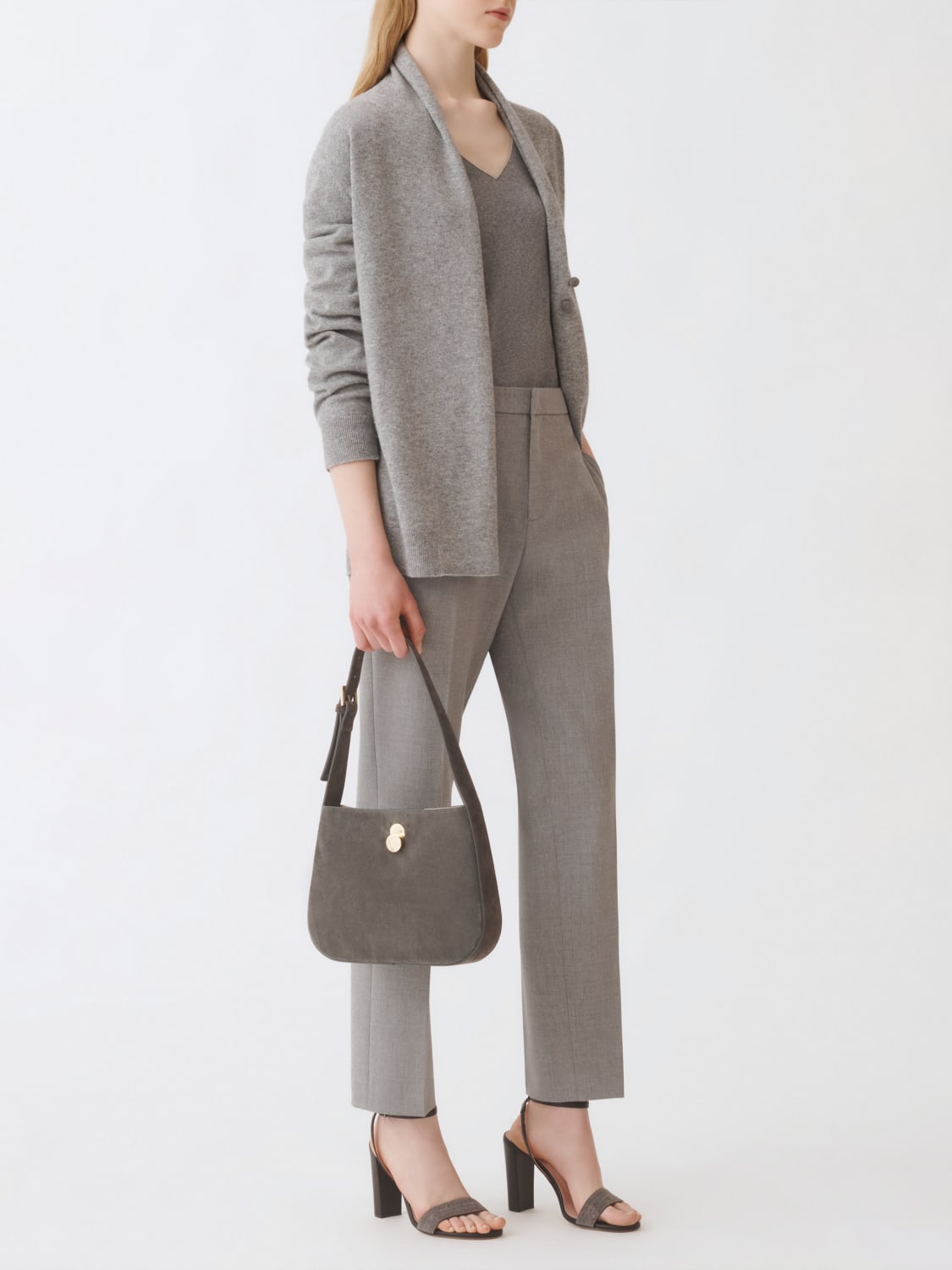 FABIANA FILIPPI PULL: Pull femme Fabiana Filippi, Gris - Img 2