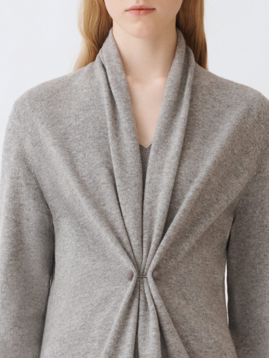 FABIANA FILIPPI PULL: Pull femme Fabiana Filippi, Gris - Img 4