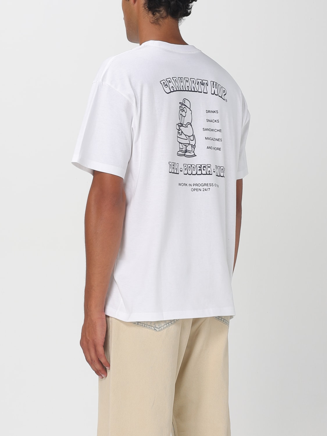 CARHARTT WIP T-SHIRT: Polo shirt men Carhartt Wip, White - Img 2