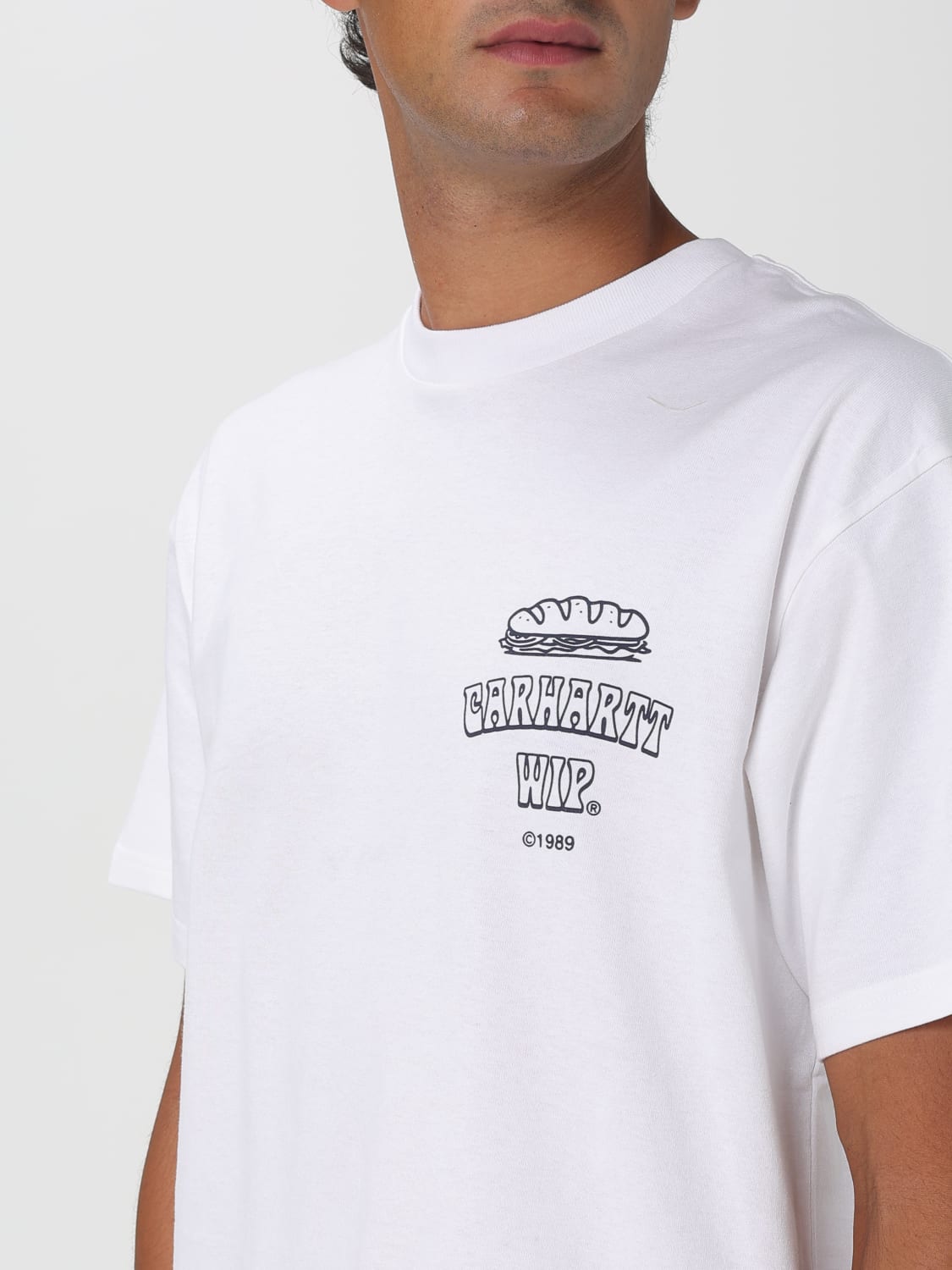 CARHARTT WIP T-SHIRT: Polo shirt men Carhartt Wip, White - Img 3