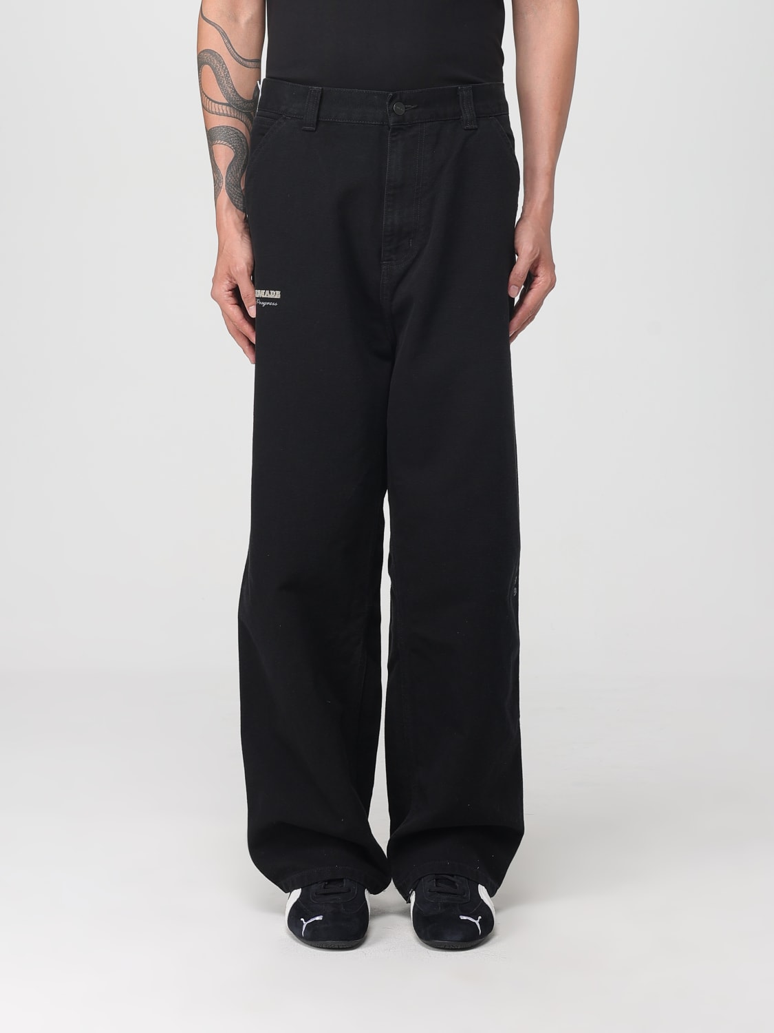 CARHARTT WIP PANTS: Pants men Carhartt Wip, Black - Img 1