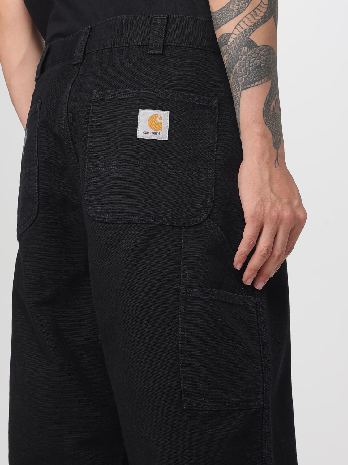 CARHARTT WIP PANTS: Pants men Carhartt Wip, Black - Img 3