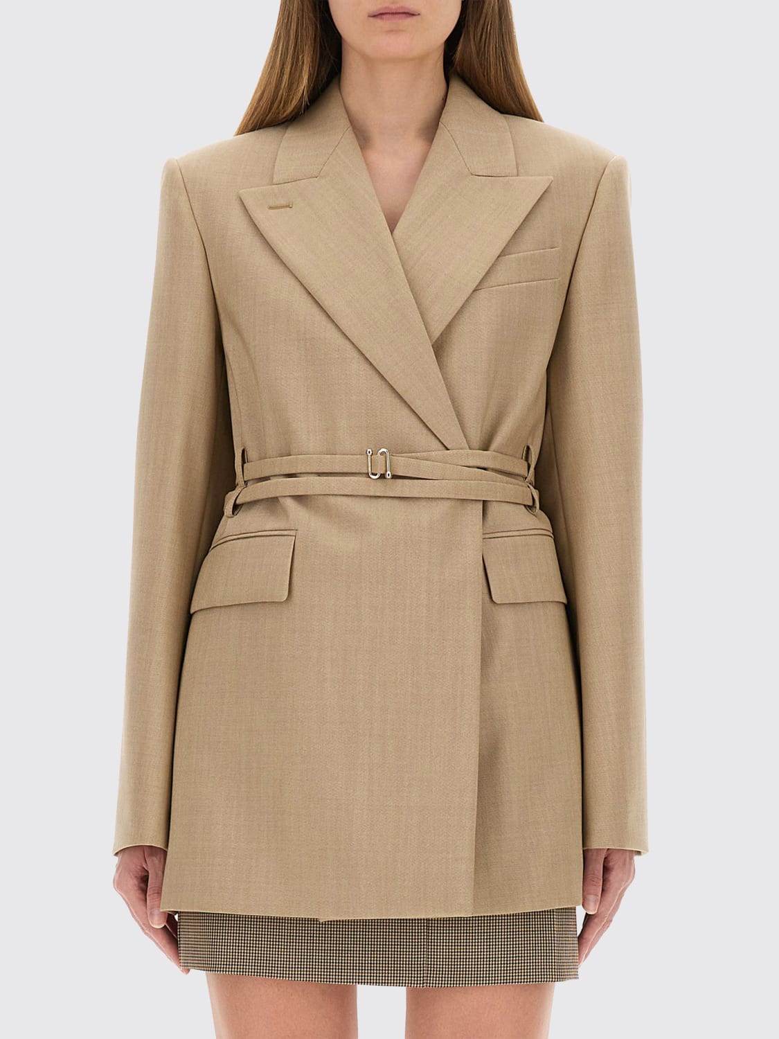 SPORTMAX VESTE: Veste femme Sportmax, Beige - Img 1