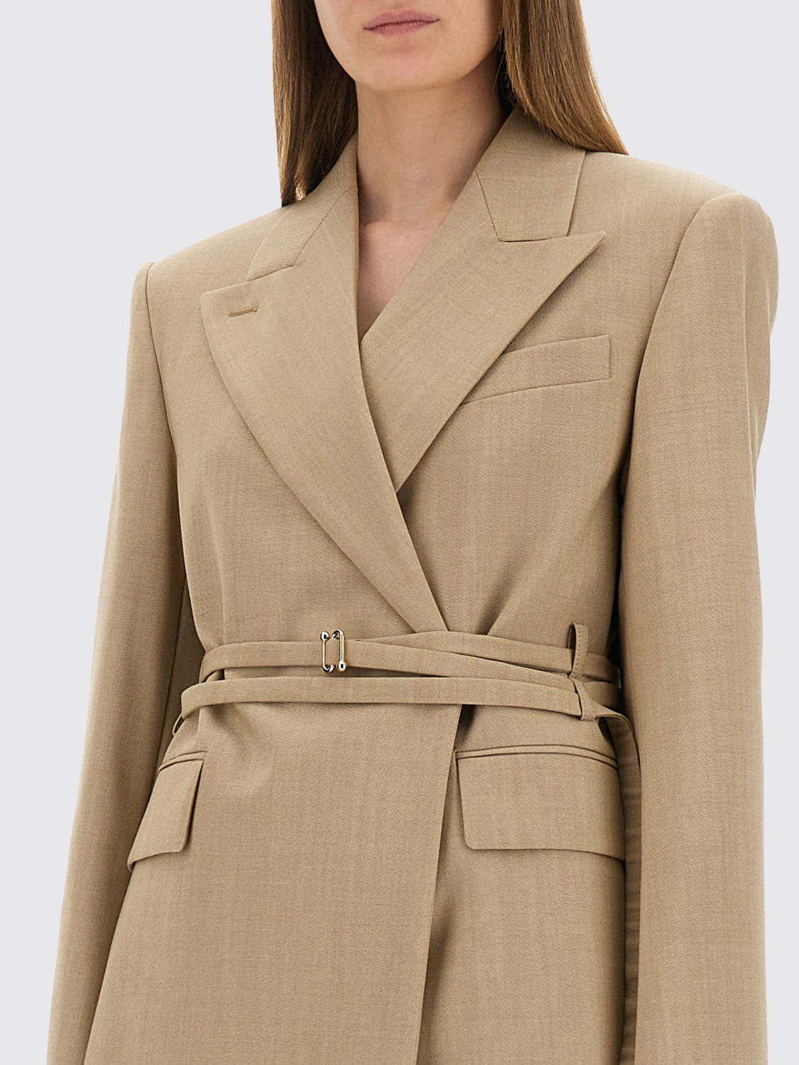 SPORTMAX VESTE: Veste femme Sportmax, Beige - Img 4