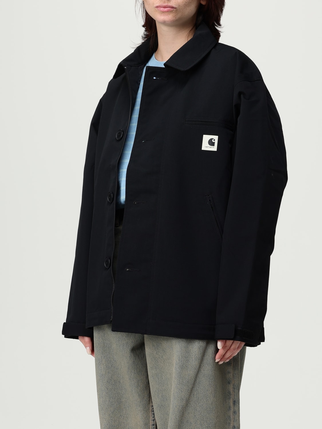 CARHARTT WIP GIACCA: Giubbotto Carhartt Wip in nylon , Nero - Img 3